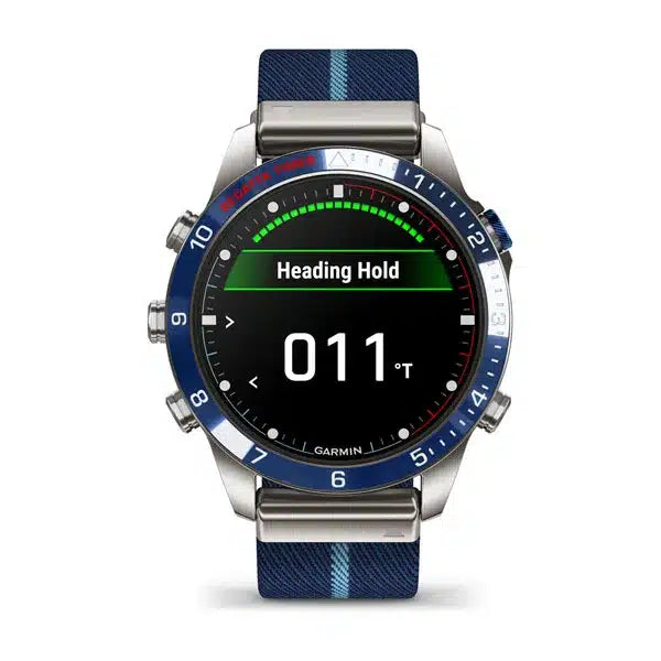 Garmin MARQ Captain Gen 2 smartwatch náutico 46 mm titanio cerámica azul marino AMOLED GPS multibanda