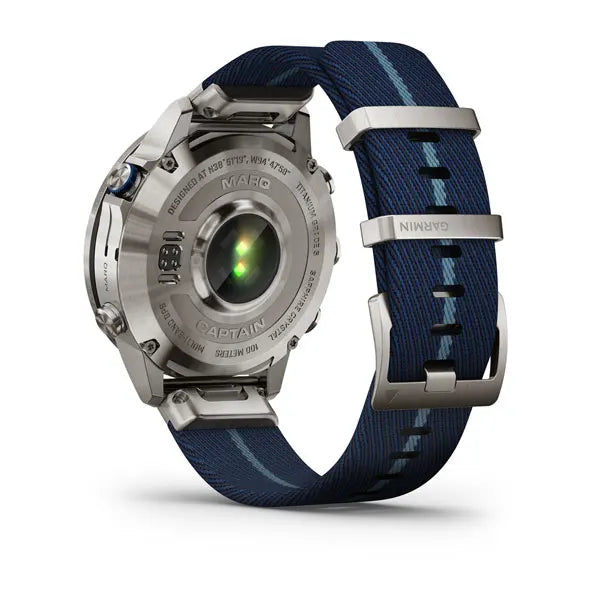 Garmin MARQ Captain Gen 2 smartwatch náutico 46 mm titanio cerámica azul marino AMOLED GPS multibanda