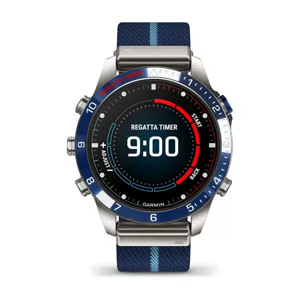 Garmin MARQ Captain Gen 2 smartwatch náutico 46 mm titanio cerámica azul marino AMOLED GPS multibanda