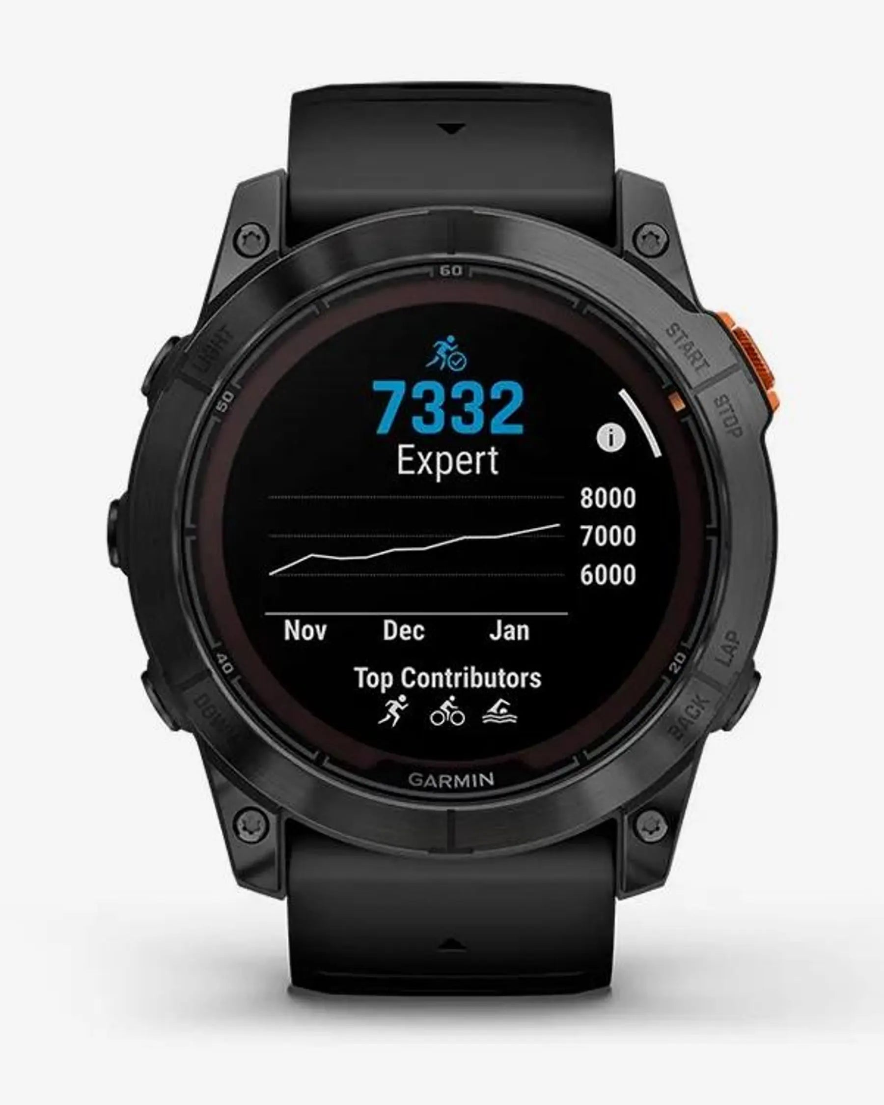 Garmin fēnix 7X Pro Solar Edition smartwatch GPS 51 mm gris oscuro correa negra Power Glass Bluetooth ANT+ Wi‑Fi
