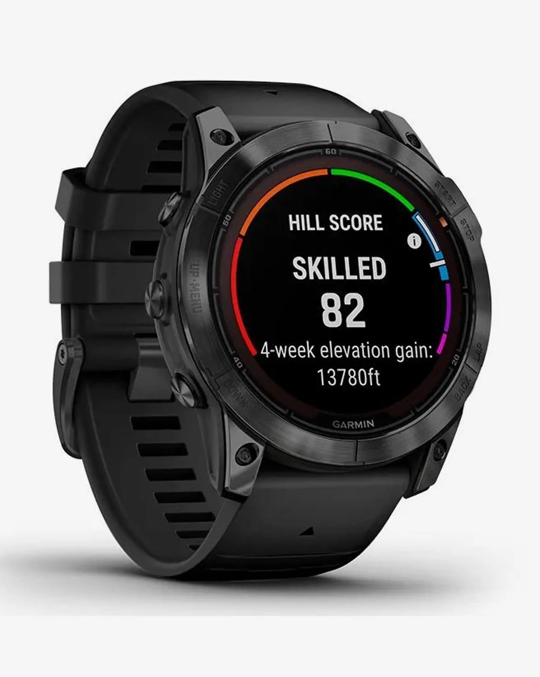 Garmin fēnix 7X Pro Solar Edition smartwatch GPS 51 mm gris oscuro correa negra Power Glass Bluetooth ANT+ Wi‑Fi