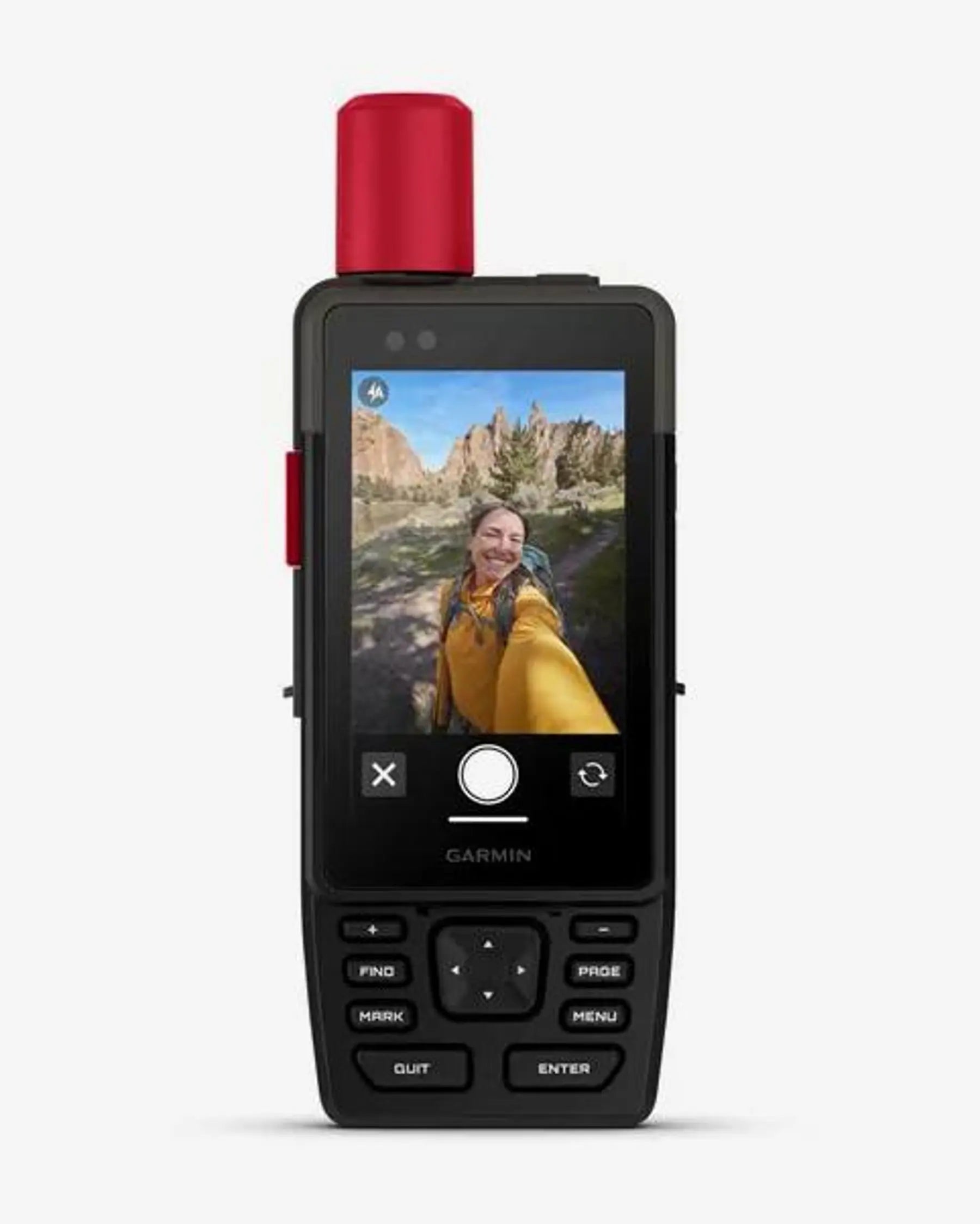 Garmin GPSMAP H1i Plus GPS de mano negro y rojo, pantalla 3,5", 64 GB, Wi‑Fi, Bluetooth, ANT+, USB‑C