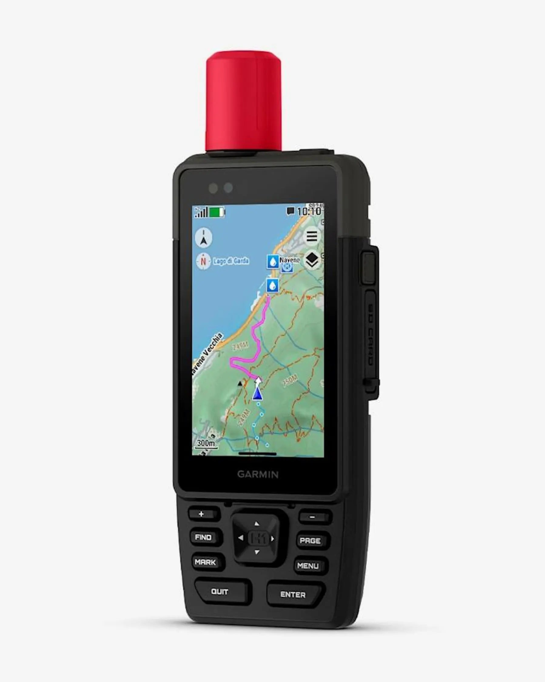 Garmin GPSMAP H1i Plus GPS de mano negro y rojo, pantalla 3,5", 64 GB, Wi‑Fi, Bluetooth, ANT+, USB‑C