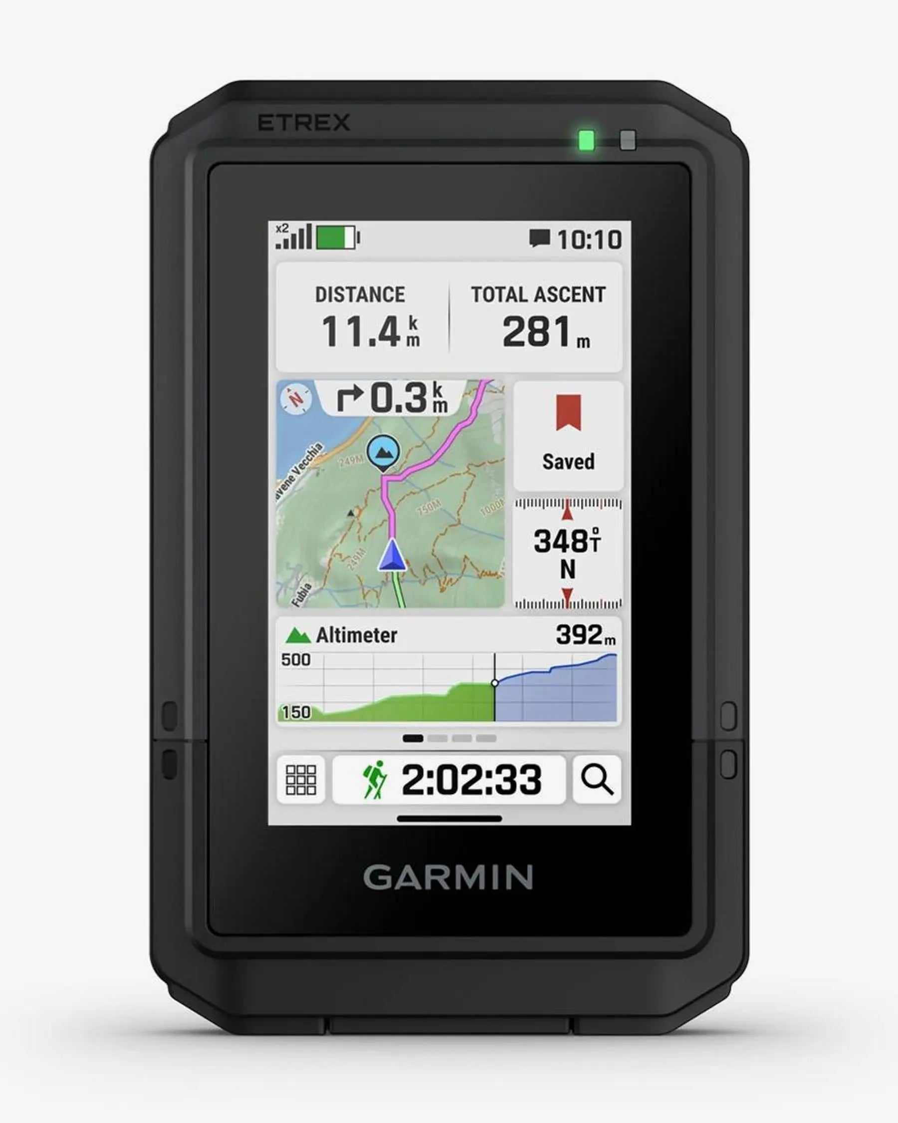 Garmin eTrex Touch GPS de mano outdoor pantalla táctil 3" color IP67 Wi‑Fi BLE ANT USB‑C 32 GB