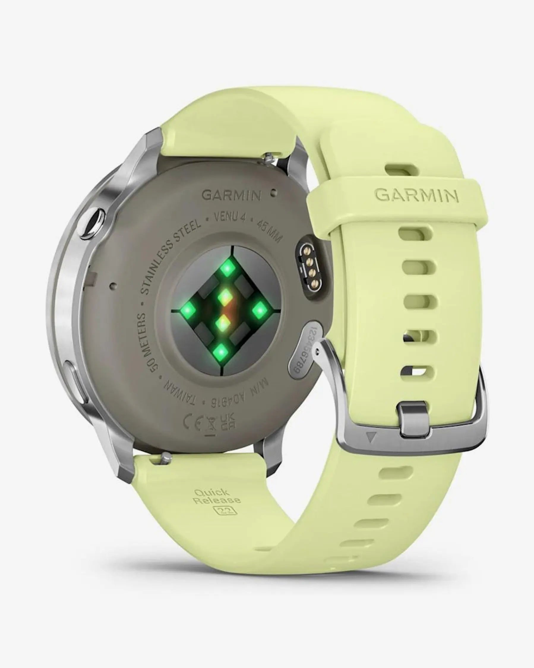 Garmin Venu 4 smartwatch 45 mm plateado acero inoxidable, AMOLED 1.4", Wi‑Fi, Bluetooth, ANT+