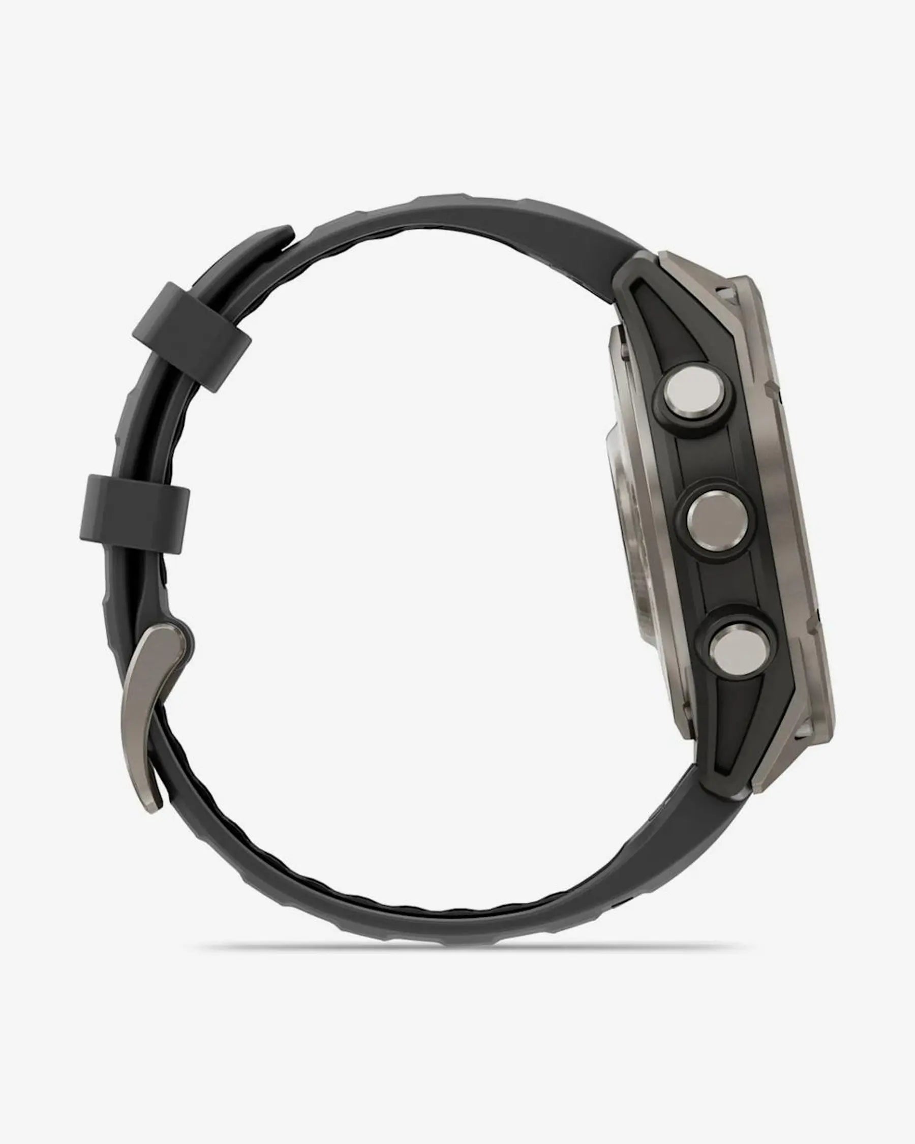 Garmin fēnix 8 Pro smartwatch 47 mm titanio gris AMOLED zafiro LTE satélite correa silicona negra/gris