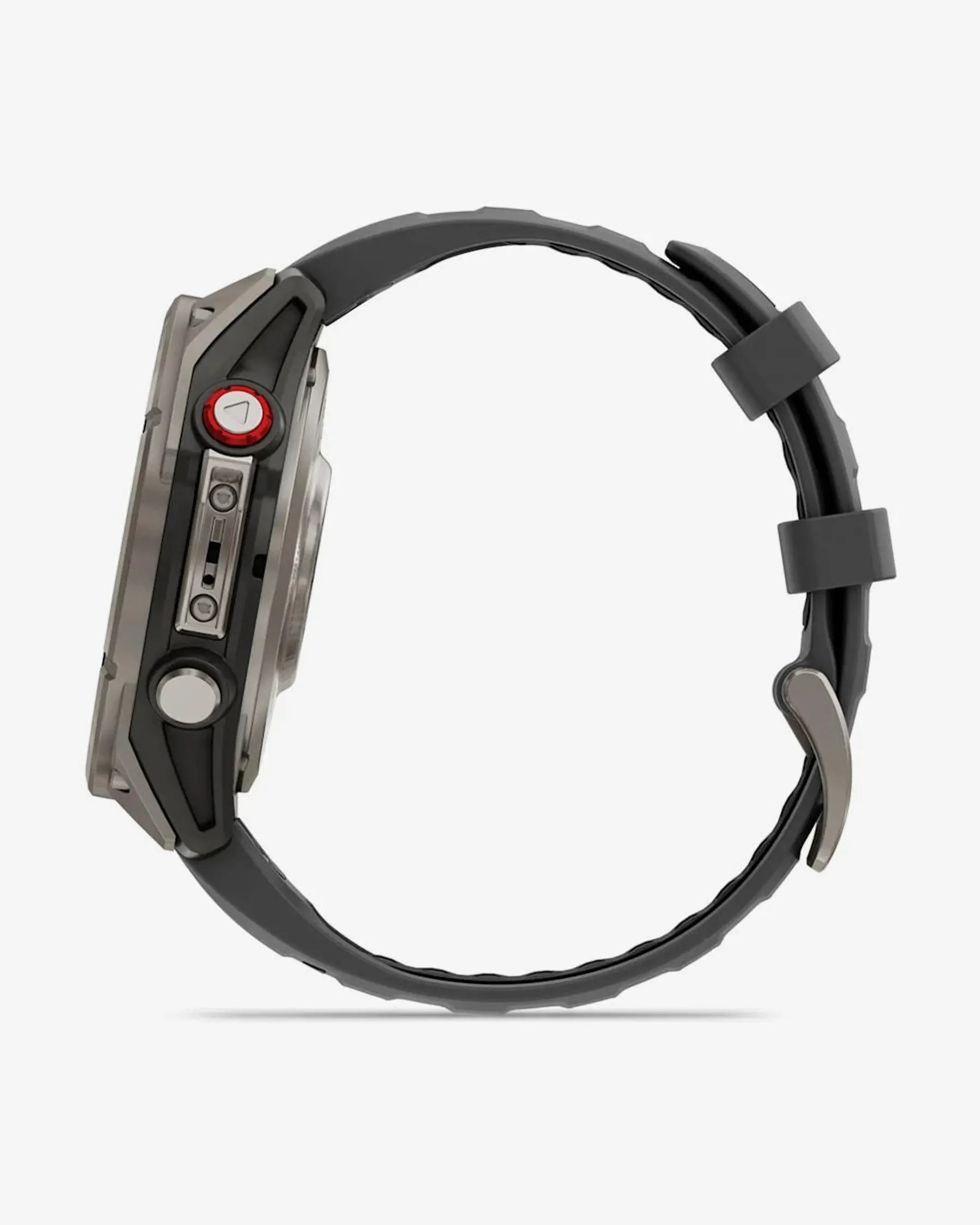 Garmin fēnix 8 Pro smartwatch 47 mm titanio gris AMOLED zafiro LTE satélite correa silicona negra/gris