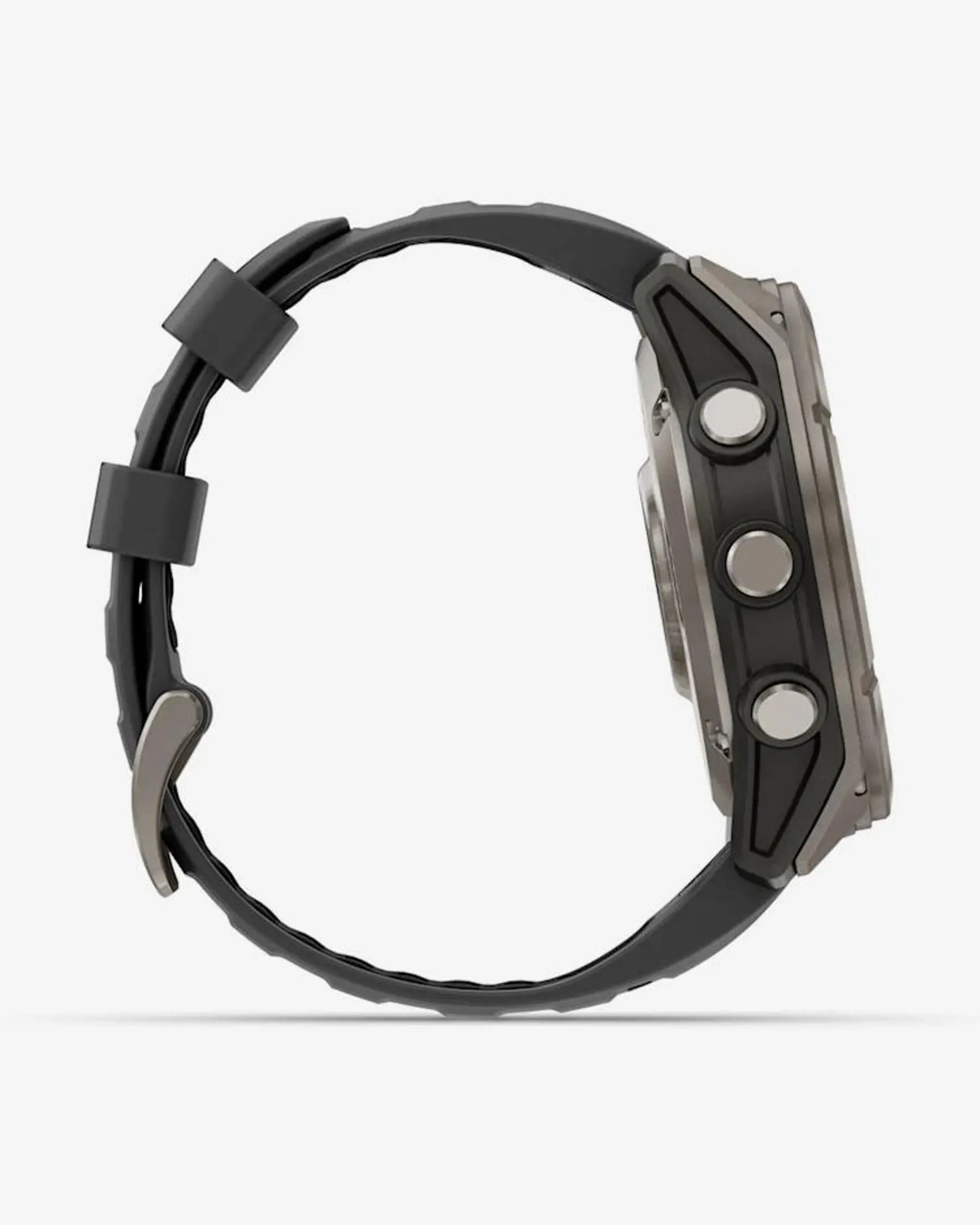 Garmin fēnix 8 Pro AMOLED Zafiro 51 mm smartwatch titanio gris plata correa silicona negro/gris LTE satélite