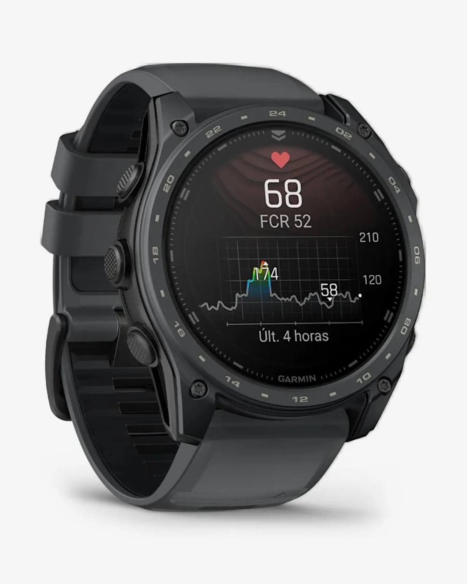 Garmin Tactix 8 Smartwatch táctico AMOLED 51 mm gris Cerakote, titanio, zafiro, GPS multibanda, Bluetooth Wi‑Fi