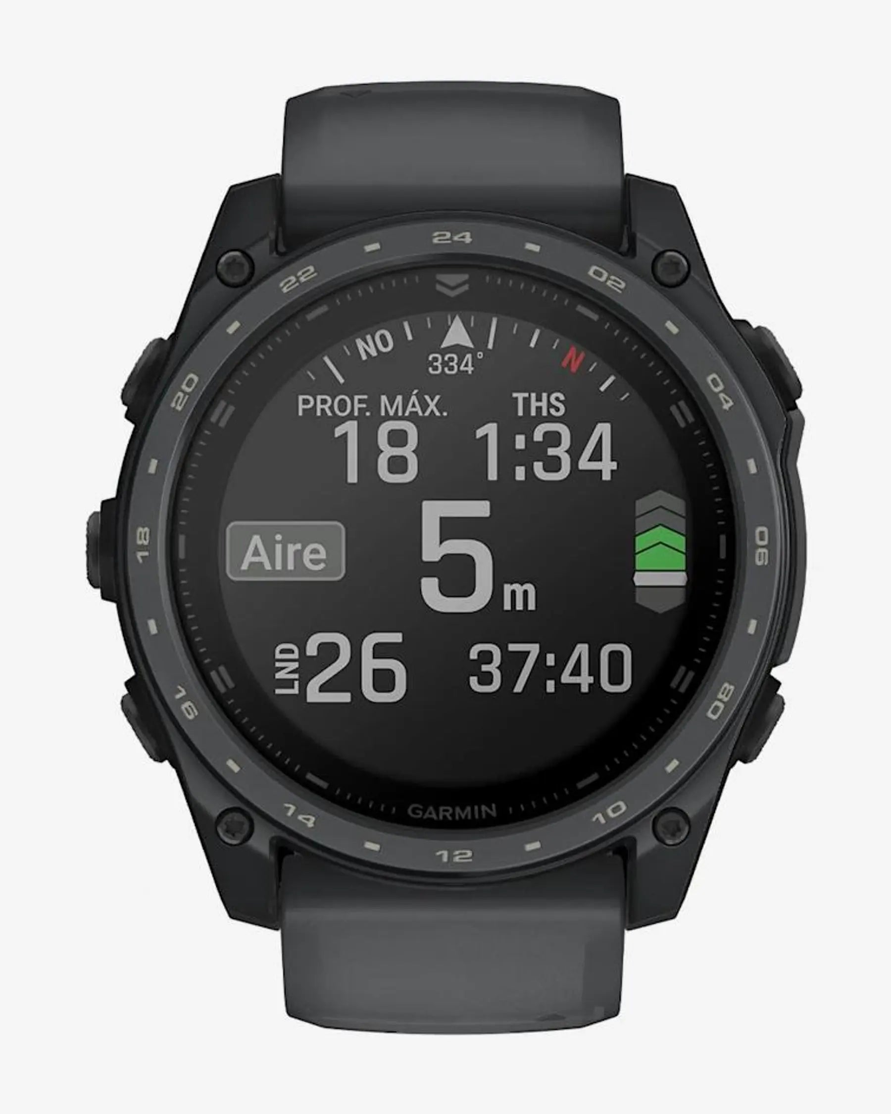 Garmin Tactix 8 Smartwatch táctico AMOLED 51 mm gris Cerakote, titanio, zafiro, GPS multibanda, Bluetooth Wi‑Fi