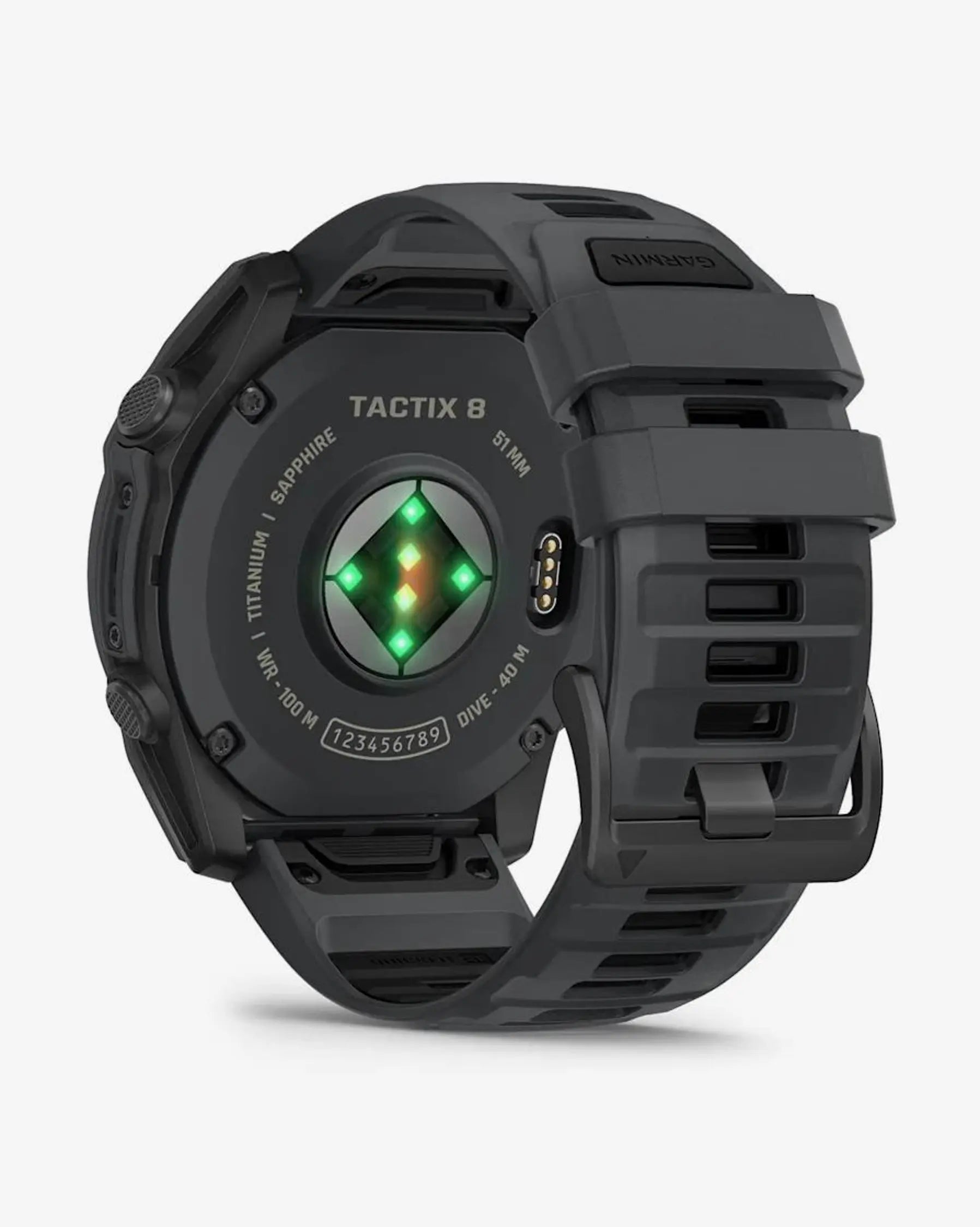 Garmin Tactix 8 Smartwatch táctico AMOLED 51 mm gris Cerakote, titanio, zafiro, GPS multibanda, Bluetooth Wi‑Fi