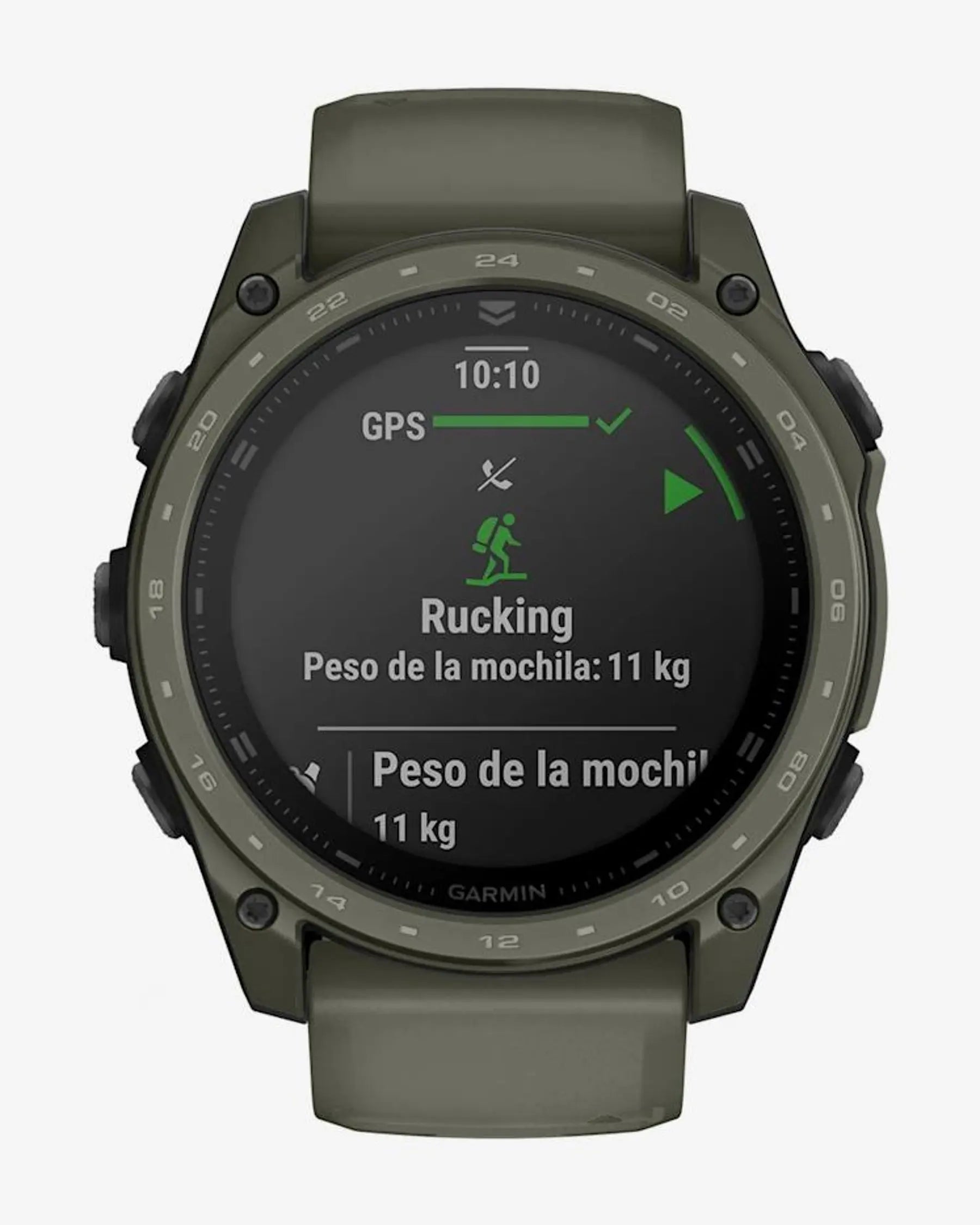 Garmin Tactix 8 Smartwatch táctico AMOLED 51 mm verde Cerakote titanio zafiro Bluetooth Wi‑Fi