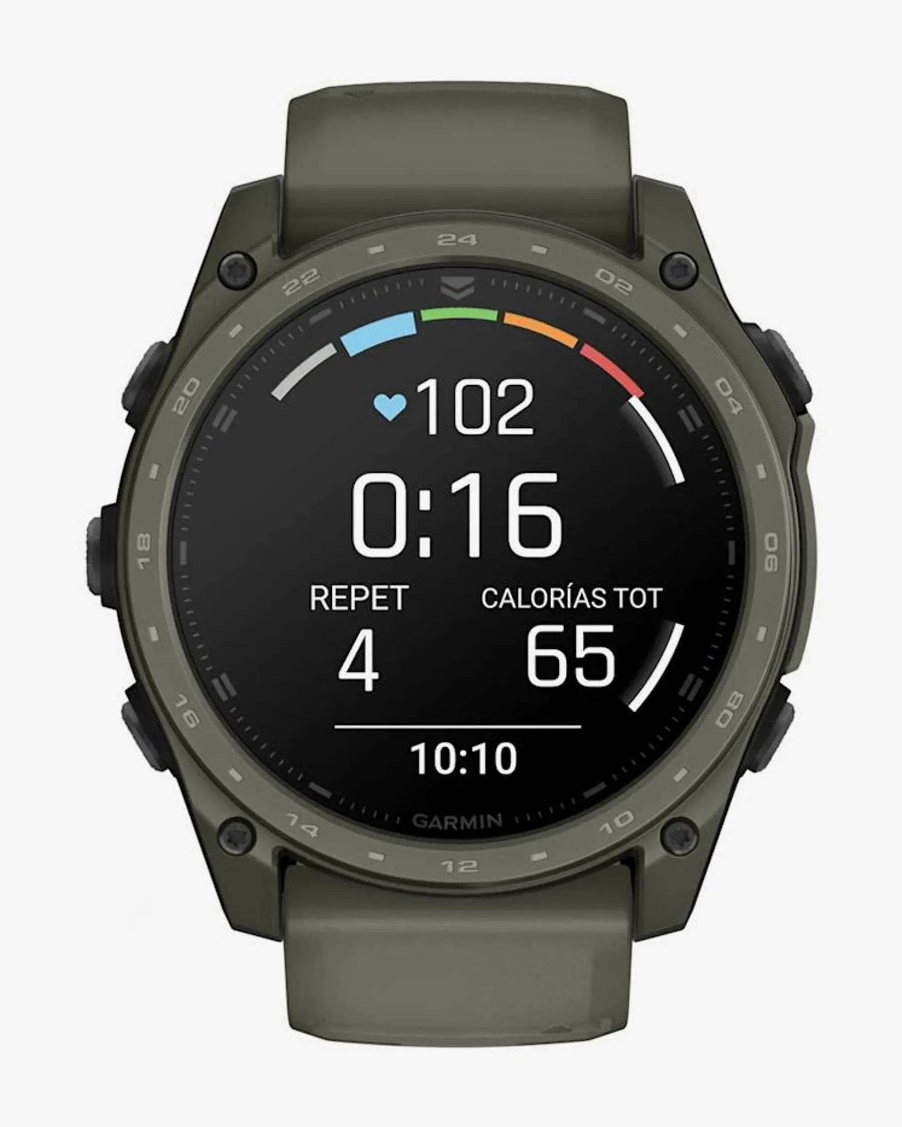 Garmin Tactix 8 Smartwatch táctico AMOLED 51 mm verde Cerakote titanio zafiro Bluetooth Wi‑Fi