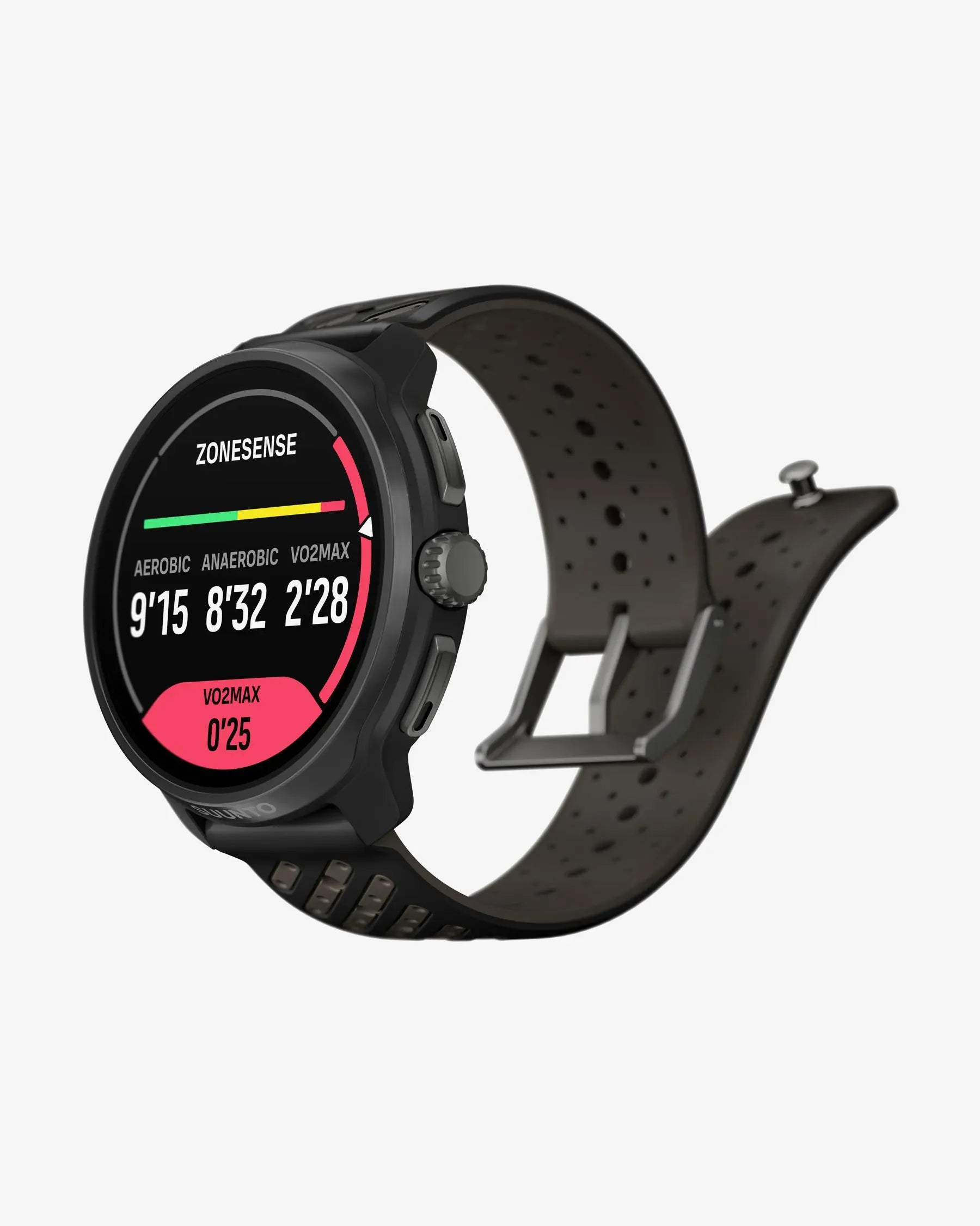 Suunto Race 2 Titanium Black smartwatch deportivo 49 mm titanio zafiro correa silicona GPS doble banda AMOLED