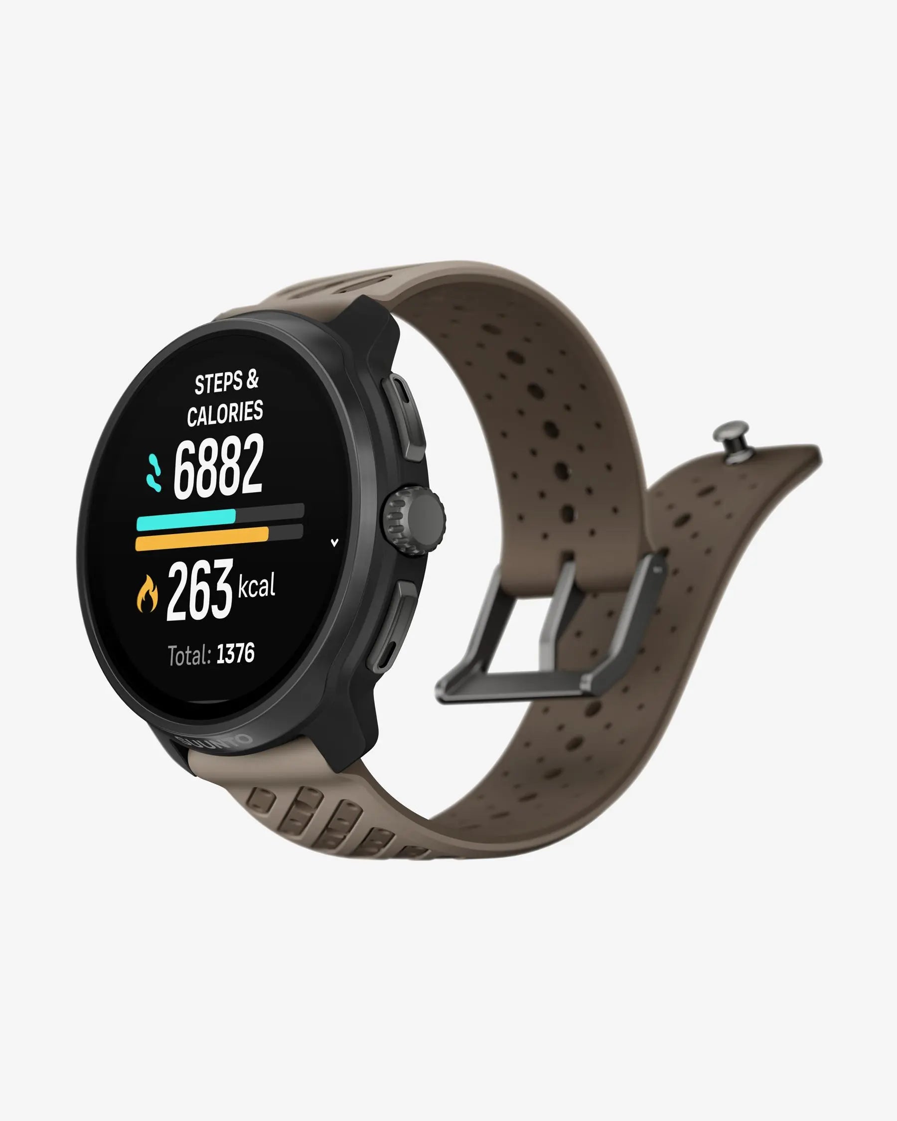 Suunto Race 2 Titanium Trail smartwatch 49 mm titanio zafiro GPS doble banda AMOLED correa silicona