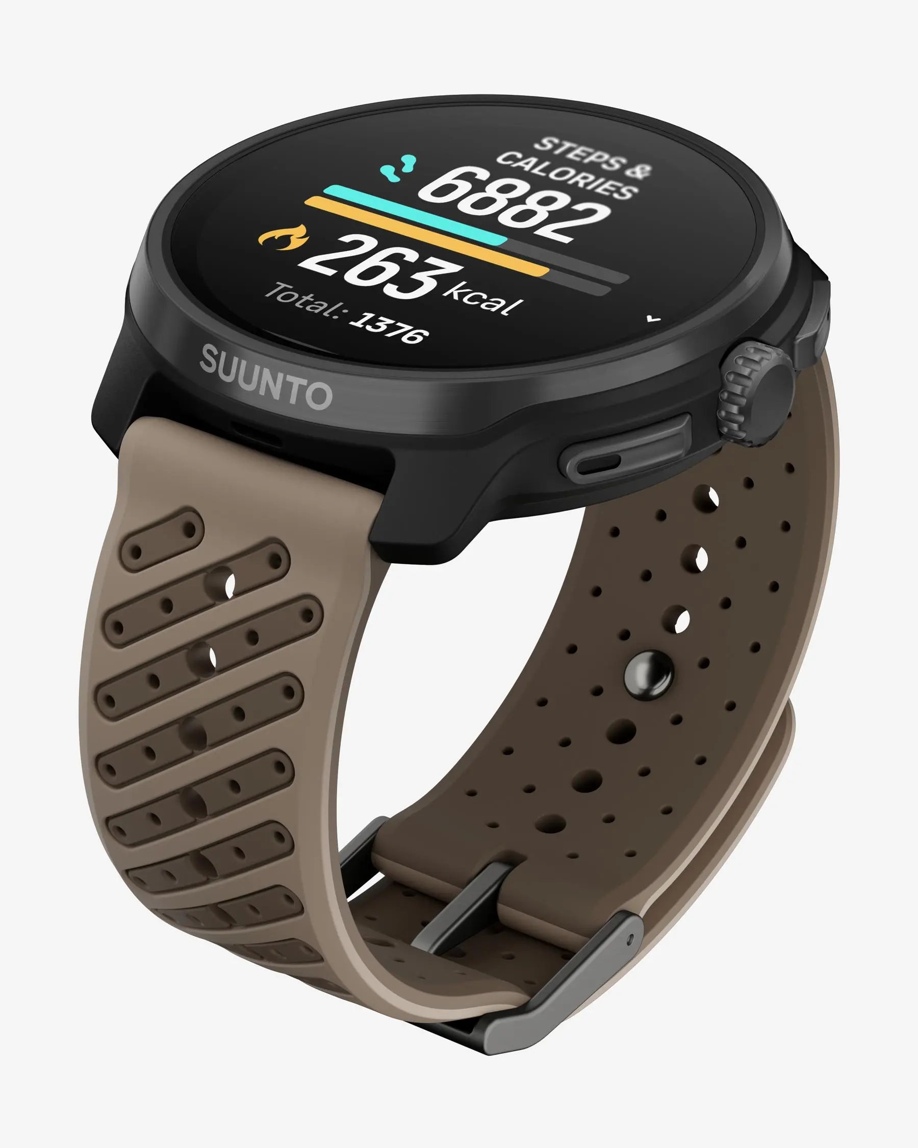 Suunto Race 2 Titanium Trail smartwatch 49 mm titanio zafiro GPS doble banda AMOLED correa silicona