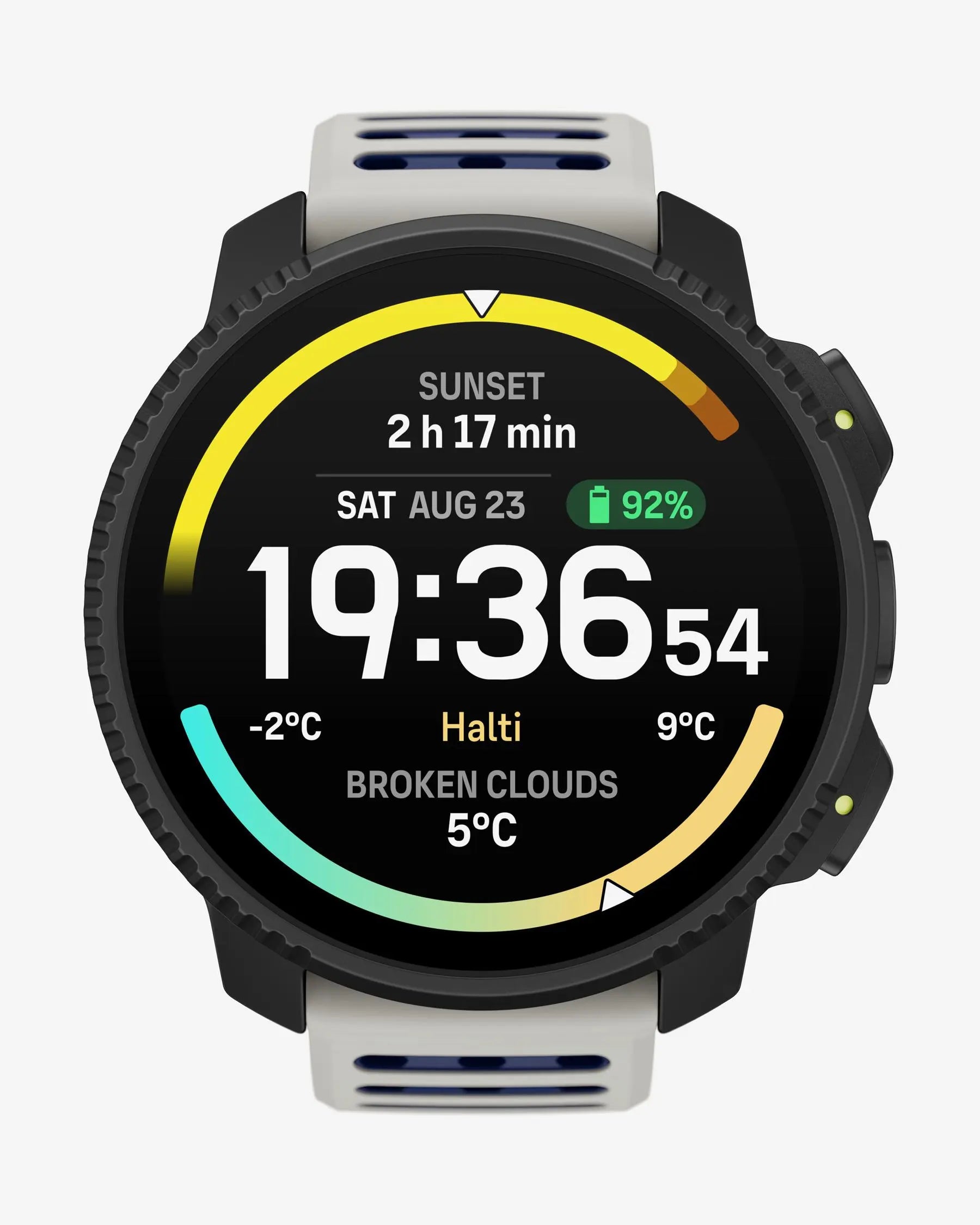 Suunto Vertical 2 smartwatch outdoor 49 mm gris Arctic, acero y zafiro, GPS doble banda, Bluetooth