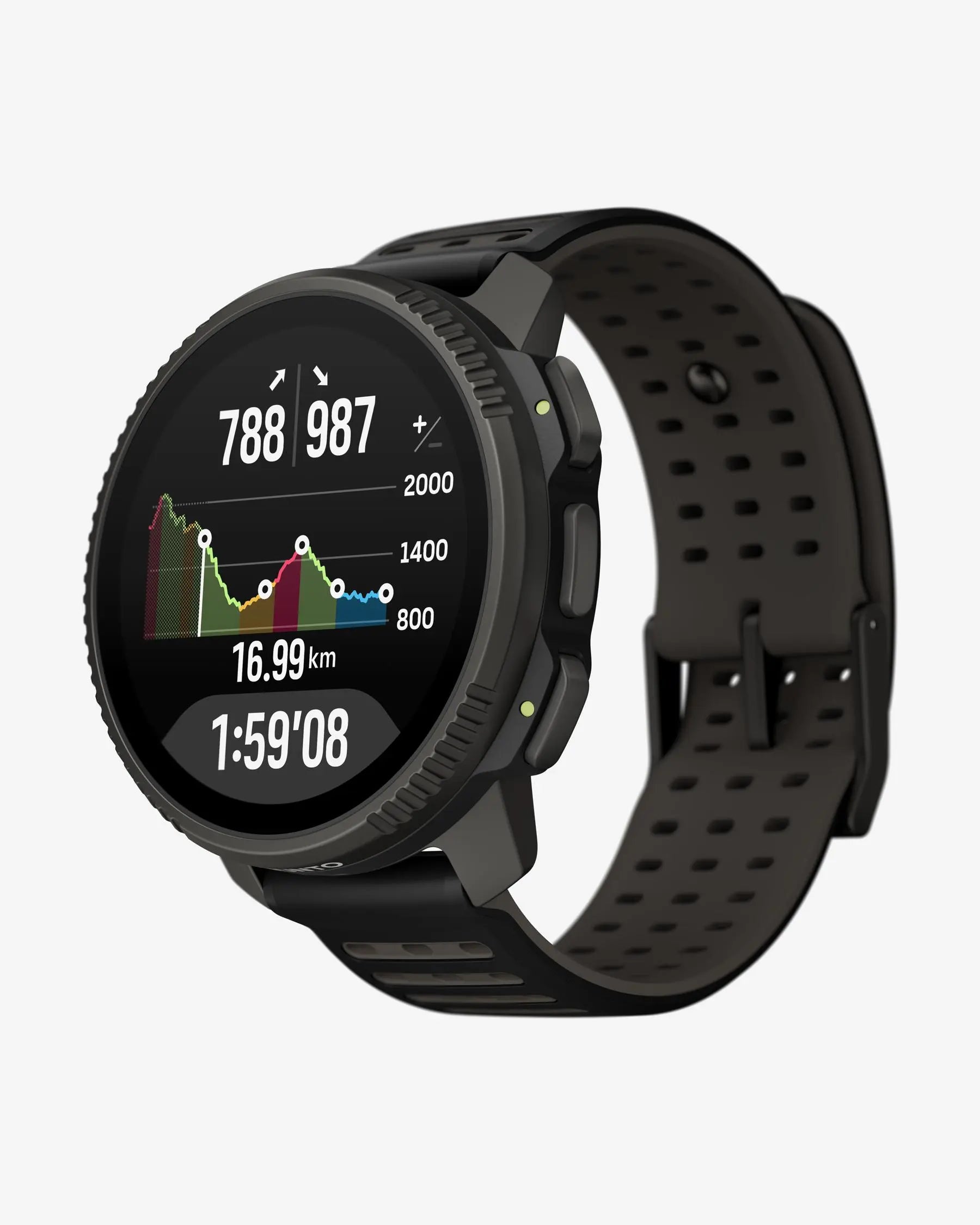Suunto Vertical 2 Titanium Black smartwatch 49 mm titanio, AMOLED 1,5", GPS doble banda, Bluetooth