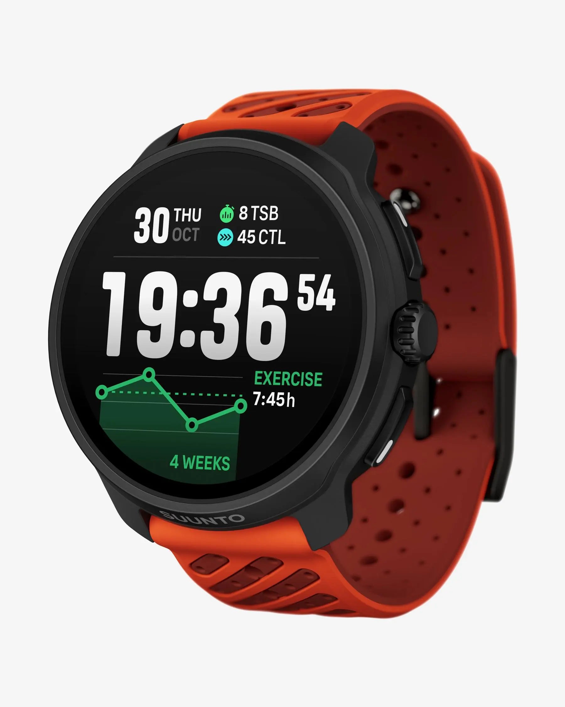 Suunto Race 2 smartwatch deportivo GPS 49 mm naranja coral, acero inoxidable, AMOLED 1,5", Bluetooth