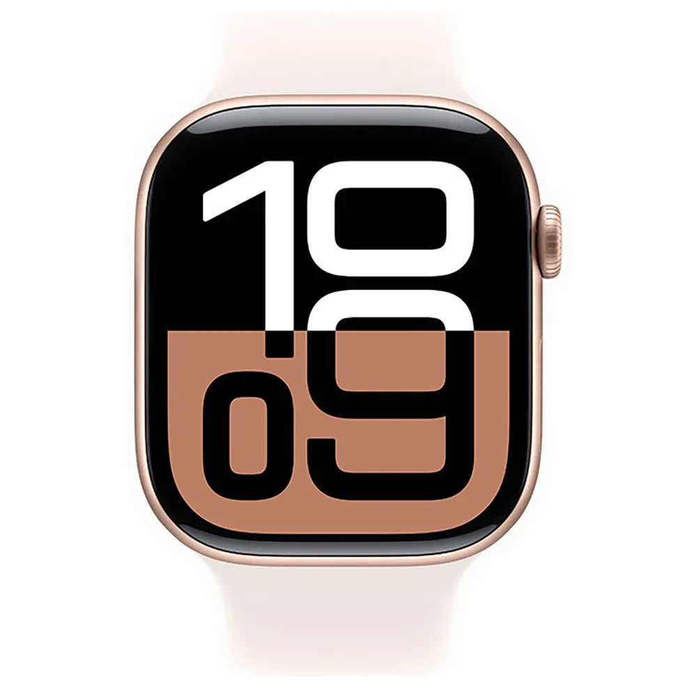 Apple Watch Series 10 Smartwatch GPS + Cellular 46 mm aluminio negro espacial con correa Sport Band