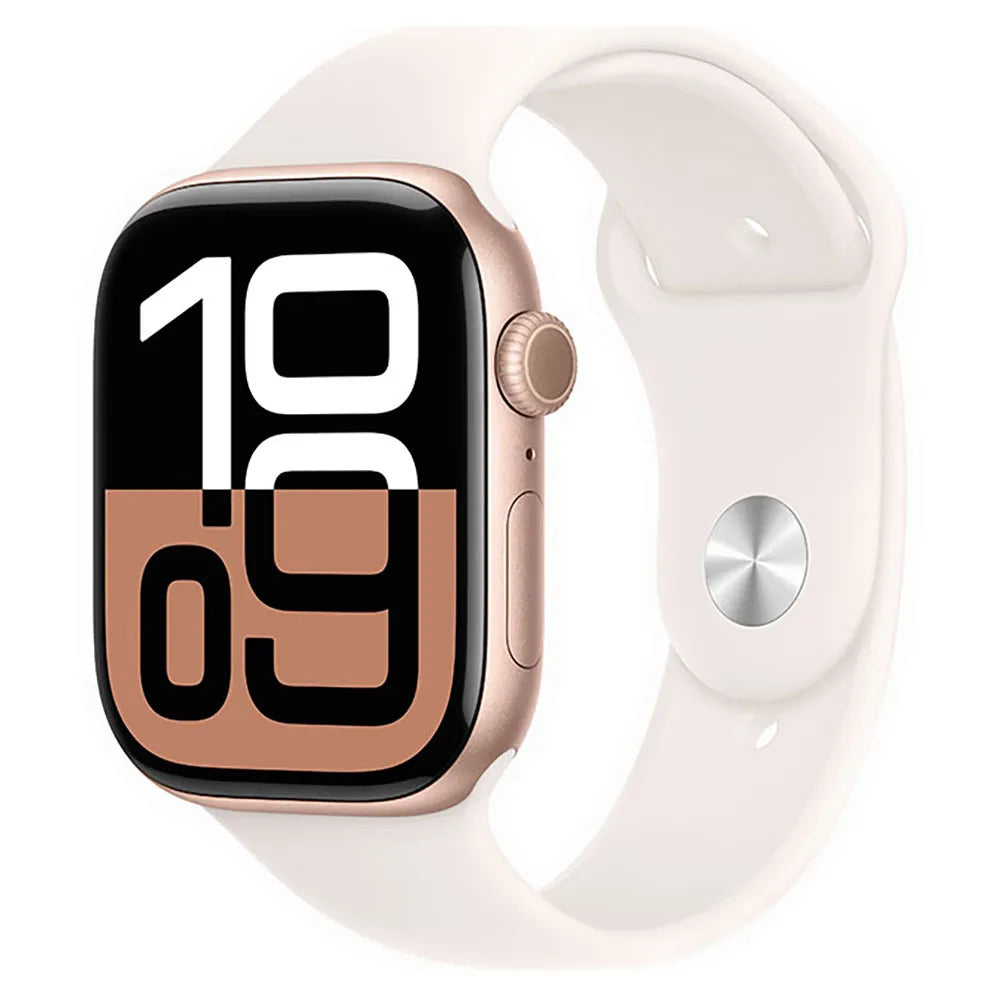 Apple Watch Series 10 Smartwatch GPS + Cellular 46 mm aluminio negro espacial con correa Sport Band