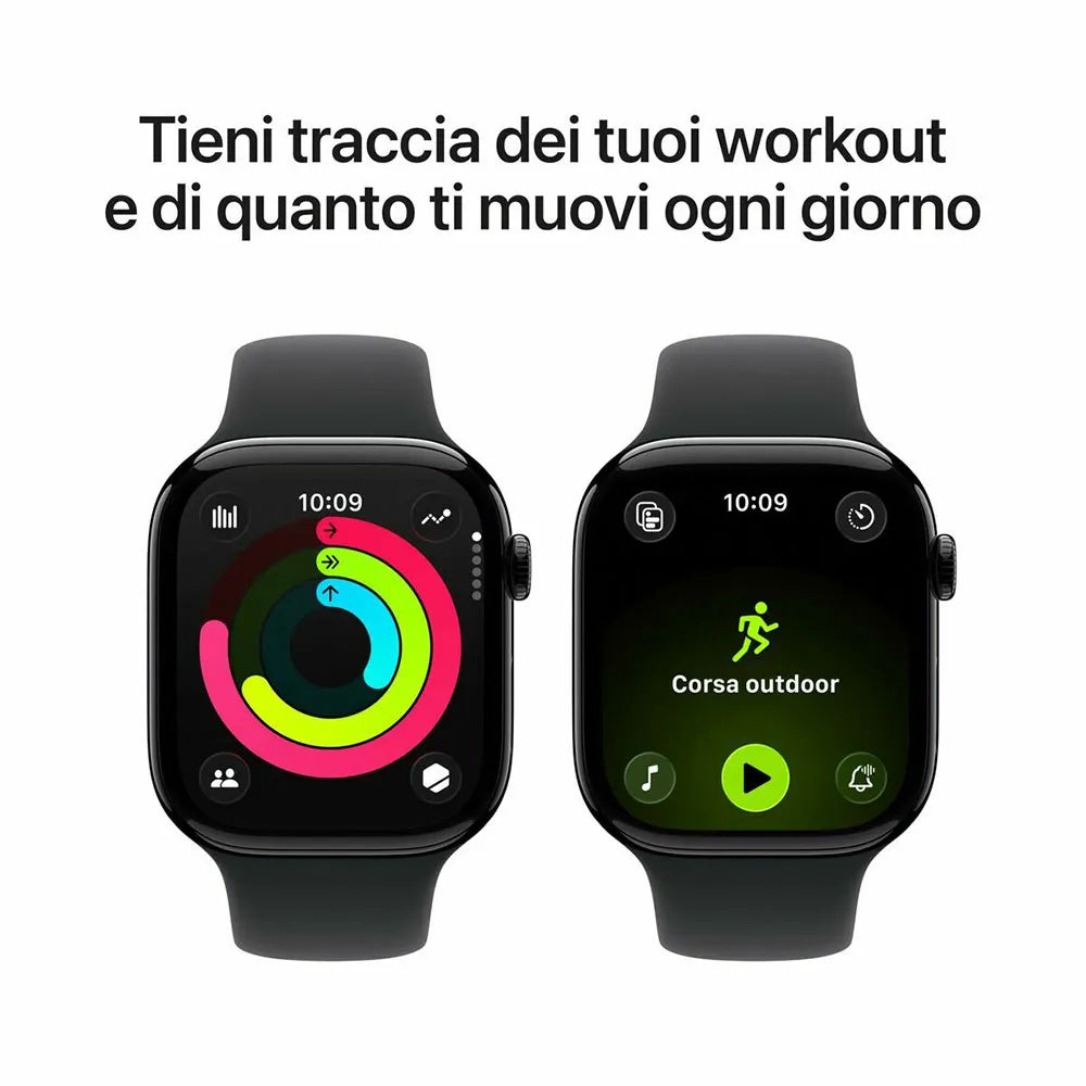 Apple Watch Series 11 Smartwatch 46 mm GPS + Cellular correa deportiva, pantalla Retina siempre activa