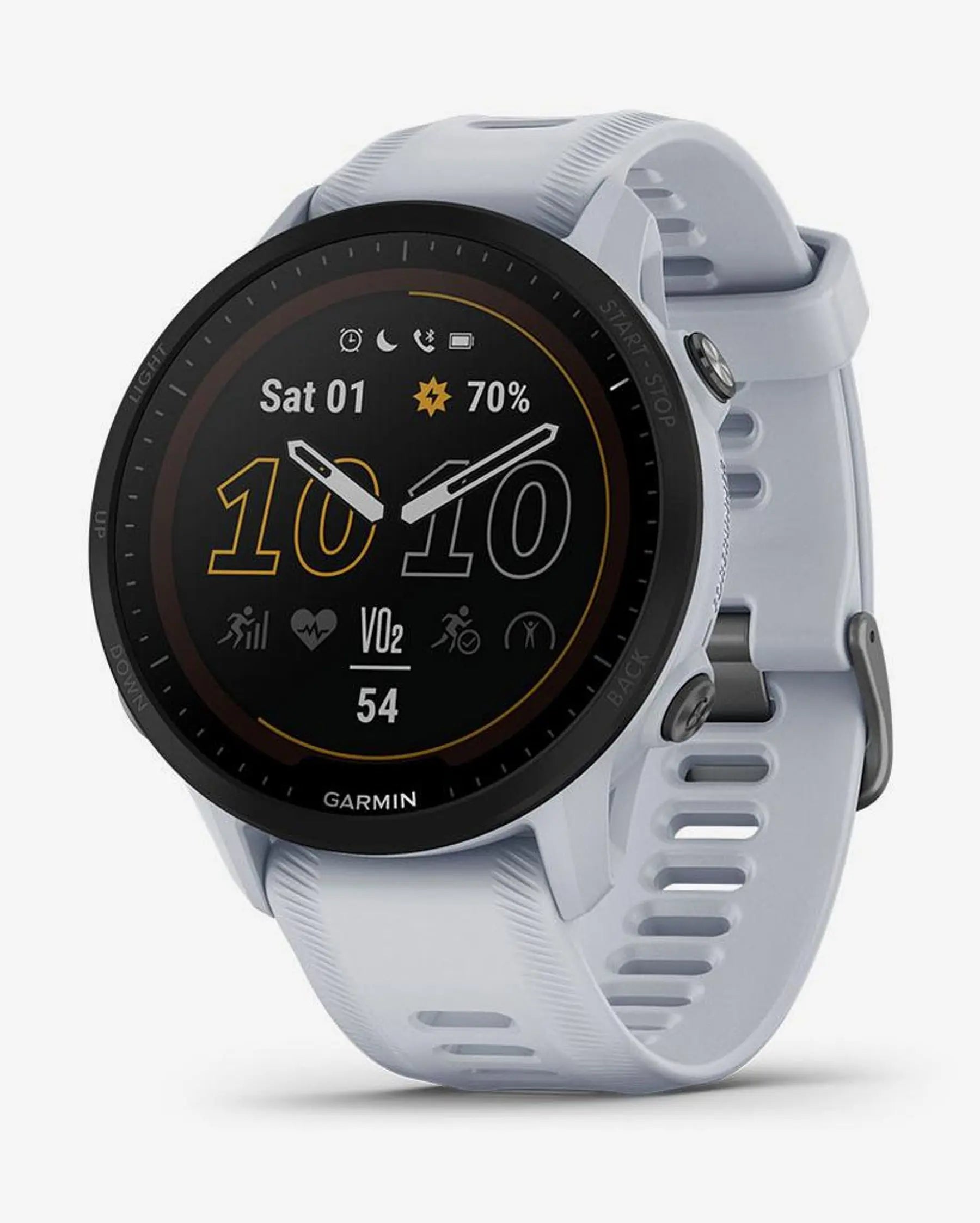 Garmin Forerunner 955 Solar smartwatch deportivo 1,3" blanco carga solar GPS multibanda pantalla táctil 53 g