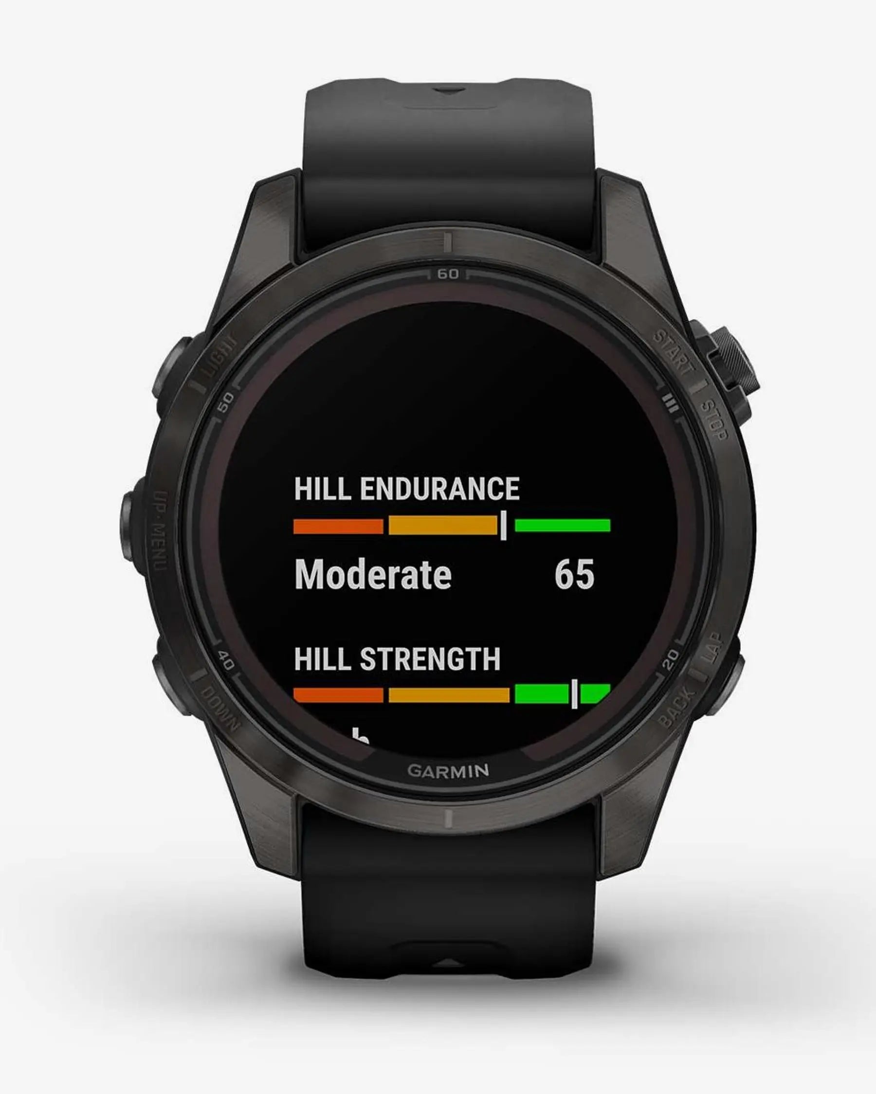 Garmin fēnix 7S Pro Zafiro Solar smartwatch GPS 42 mm titanio gris carbón correa negra Wi‑Fi Bluetooth ANT+