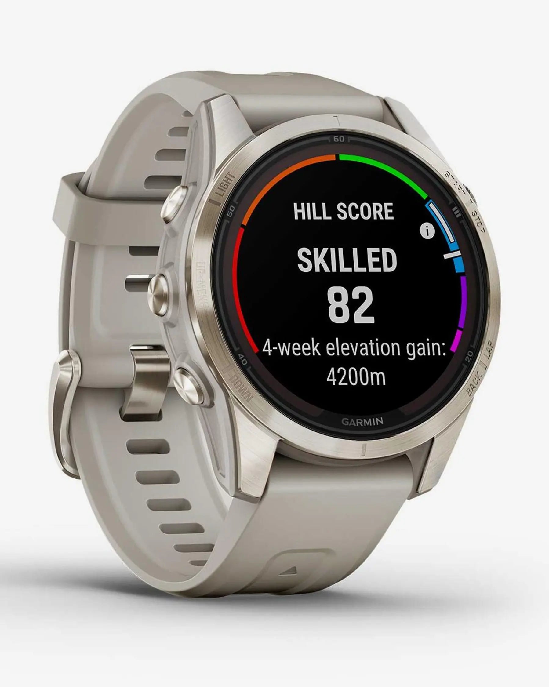 Garmin fēnix 7S Pro Zafiro Solar smartwatch GPS 42 mm cristal Power Sapphire, Bluetooth ANT+ Wi‑Fi