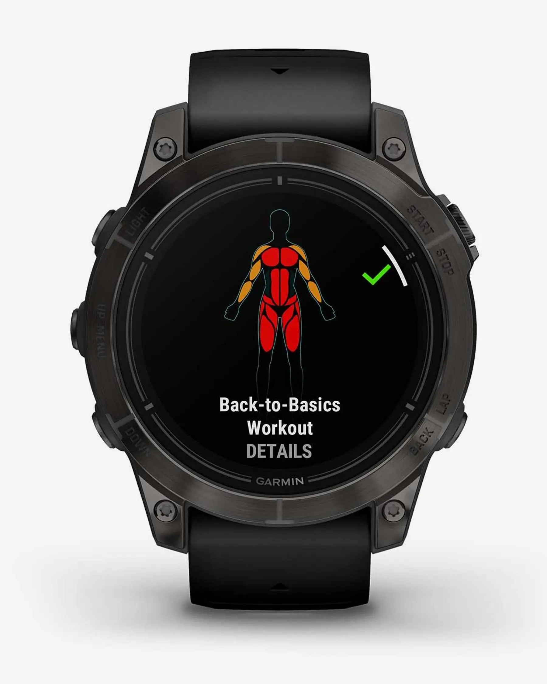 Garmin Epix Pro (Gen 2) Zafiro smartwatch 47 mm titanio DLC gris, correa negra, Wi‑Fi Bluetooth ANT+