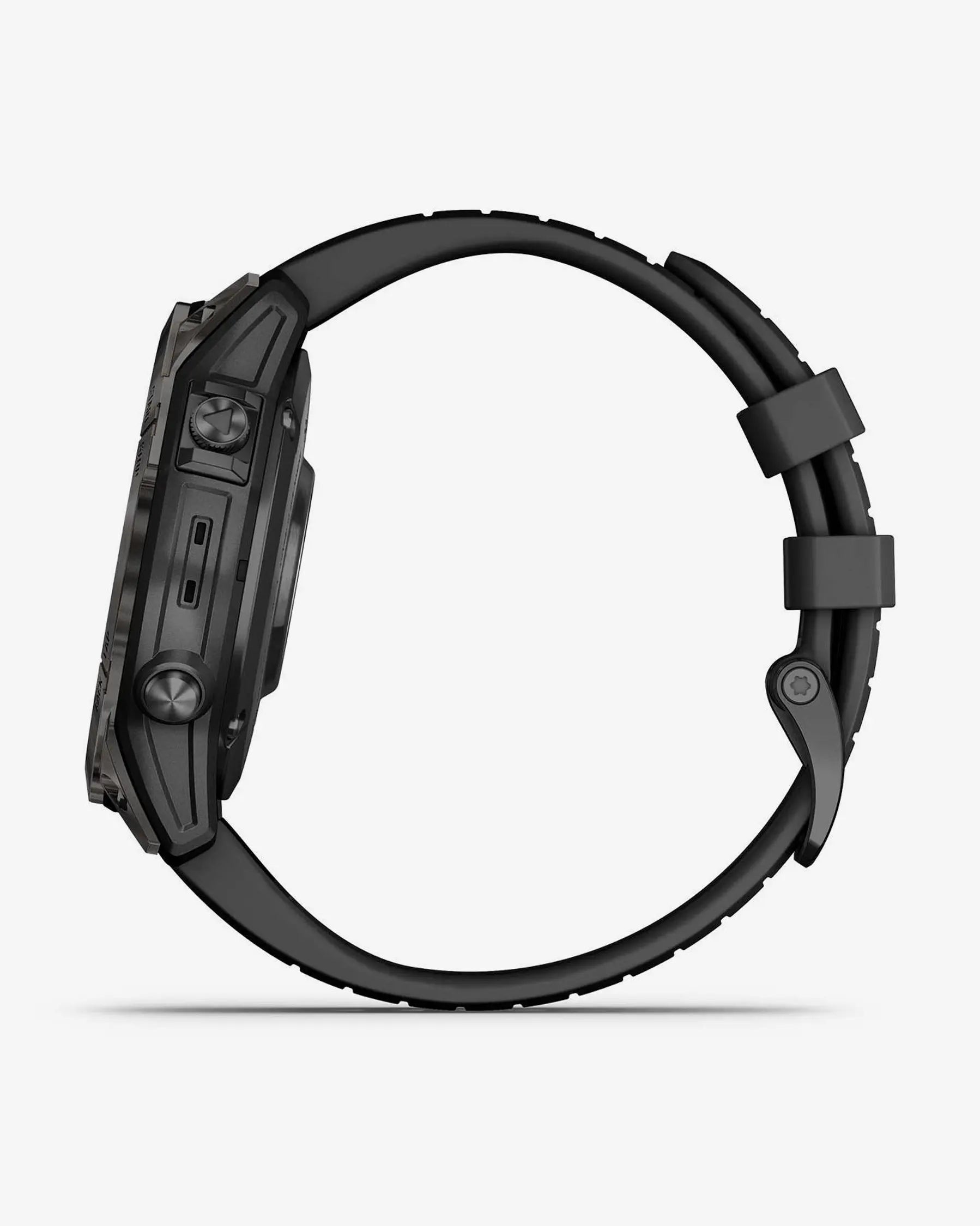 Garmin Epix Pro (Gen 2) Zafiro smartwatch 47 mm titanio DLC gris, correa negra, Wi‑Fi Bluetooth ANT+