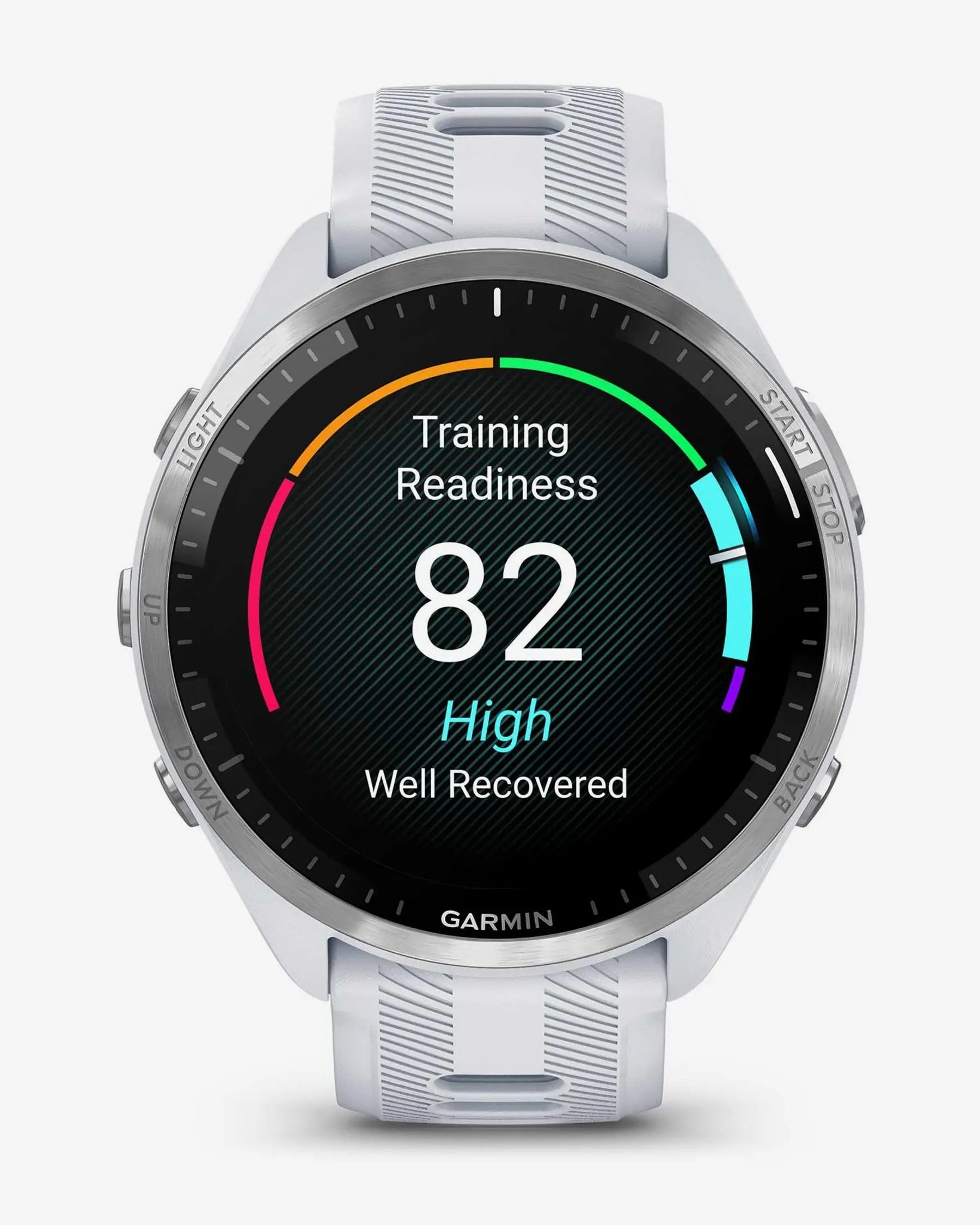 Garmin Forerunner 965 smartwatch running 47,1 mm blanco titanio correa silicona Bluetooth Wi‑Fi ANT+