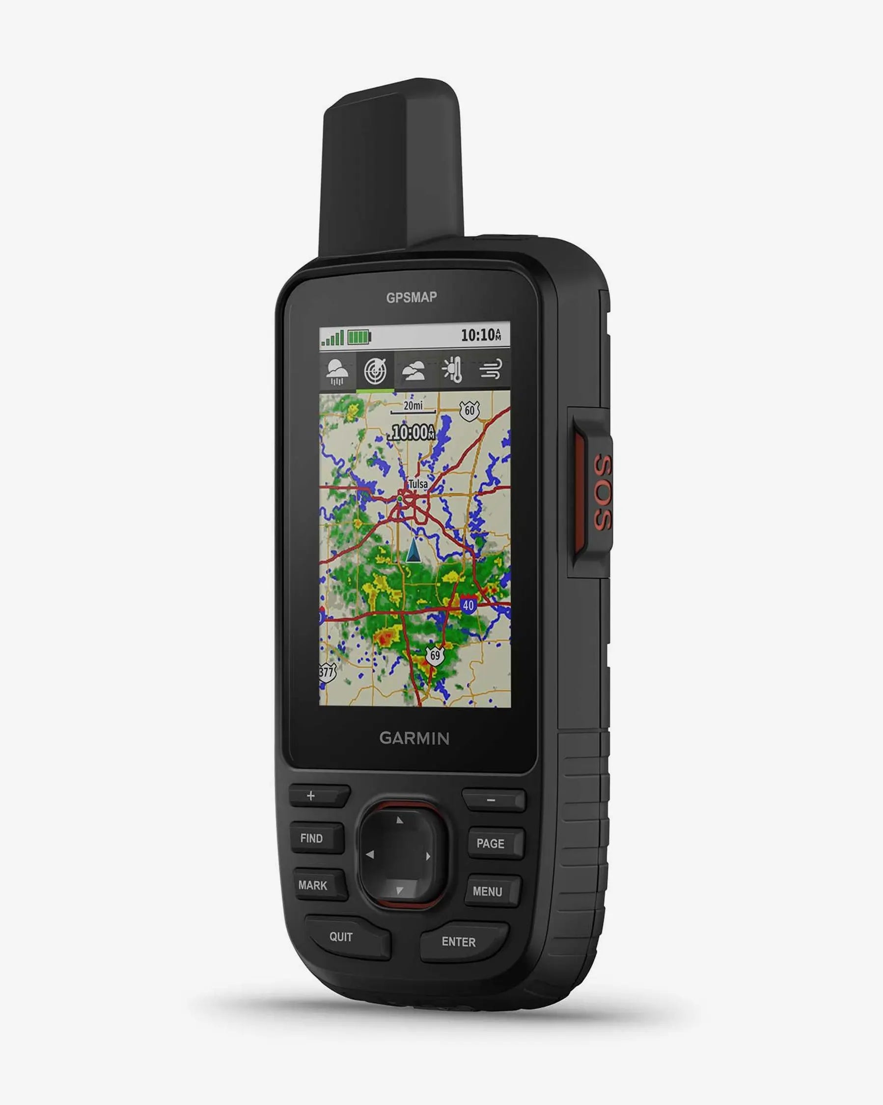 Garmin GPSMAP 67i GPS de mano multibanda 3" negro rojo Wi‑Fi Bluetooth ANT+ 16 GB USB‑C