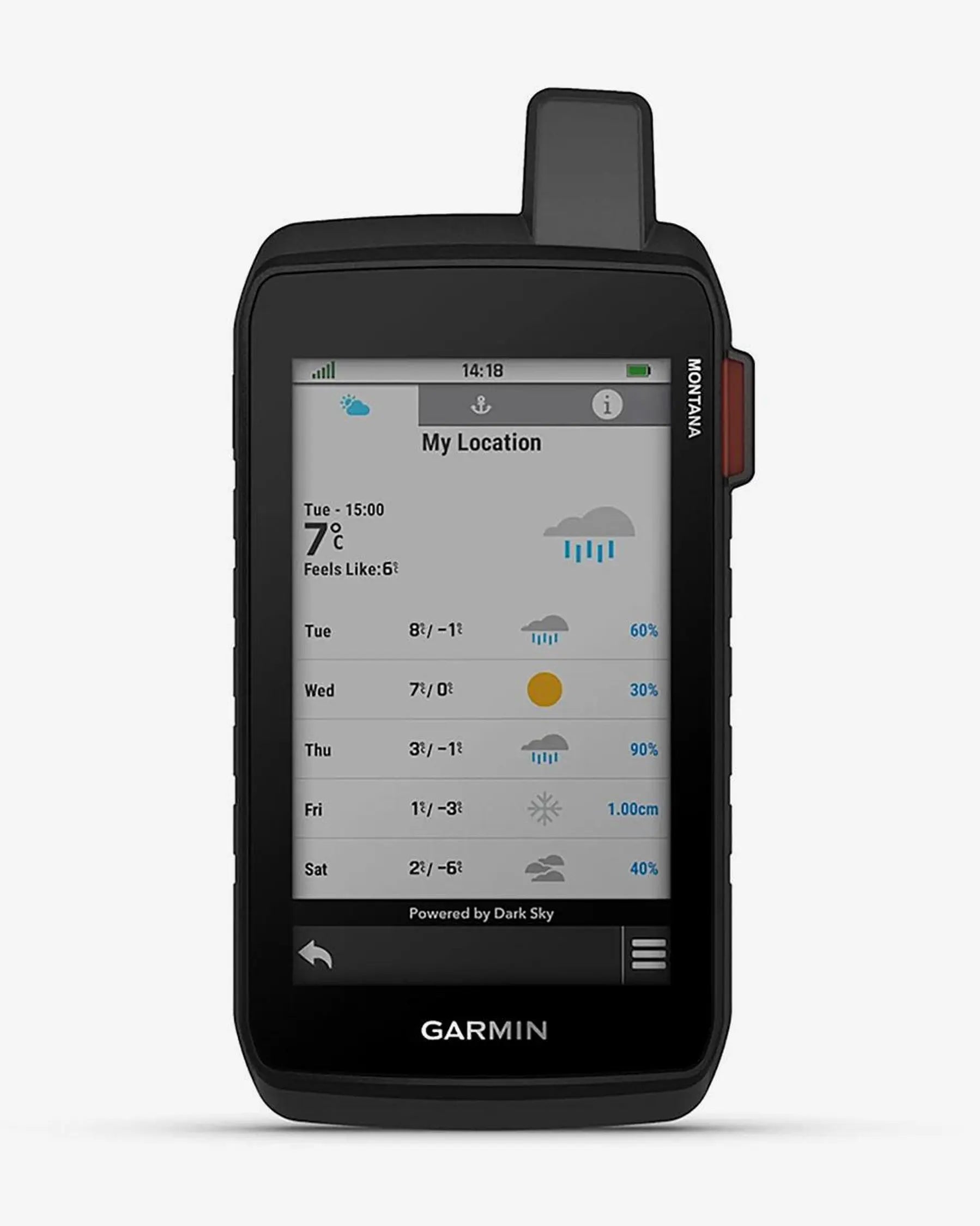 Garmin Montana 710i GPS outdoor negro 5" táctil, inReach Iridium, Wi‑Fi, 32 GB, IPX7