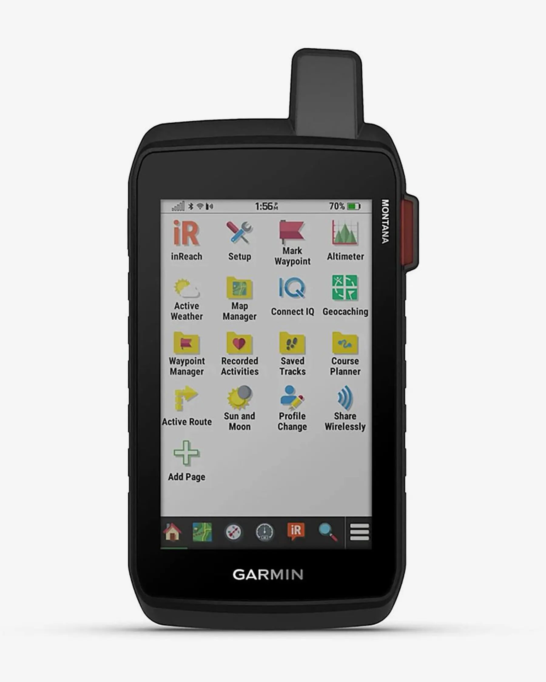 Garmin Montana 710i GPS outdoor negro 5" táctil, inReach Iridium, Wi‑Fi, 32 GB, IPX7