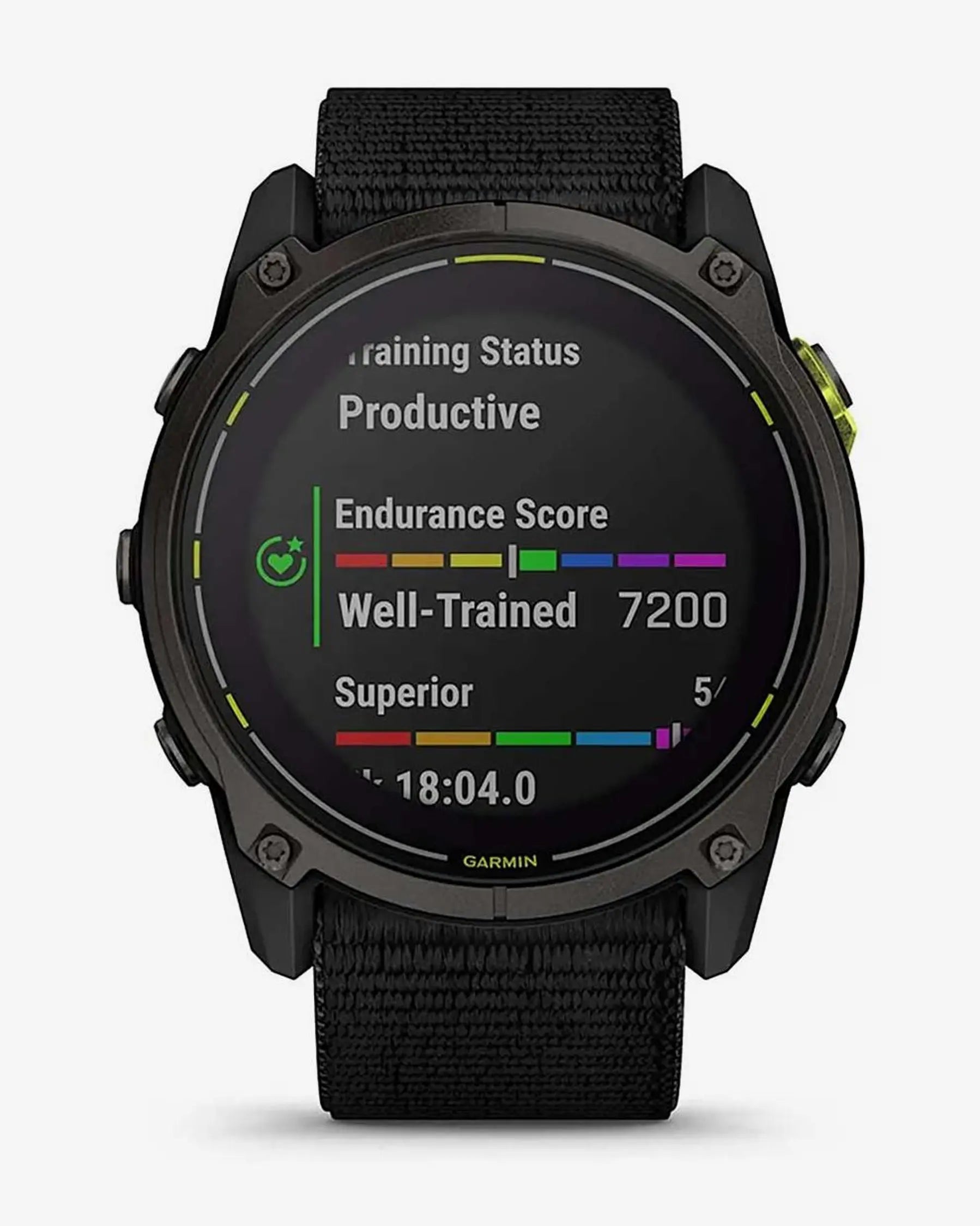 Garmin Enduro 3 smartwatch GPS 51 mm titanio gris carbón, zafiro solar, correa nailon negro, Bluetooth Wi‑Fi ANT+