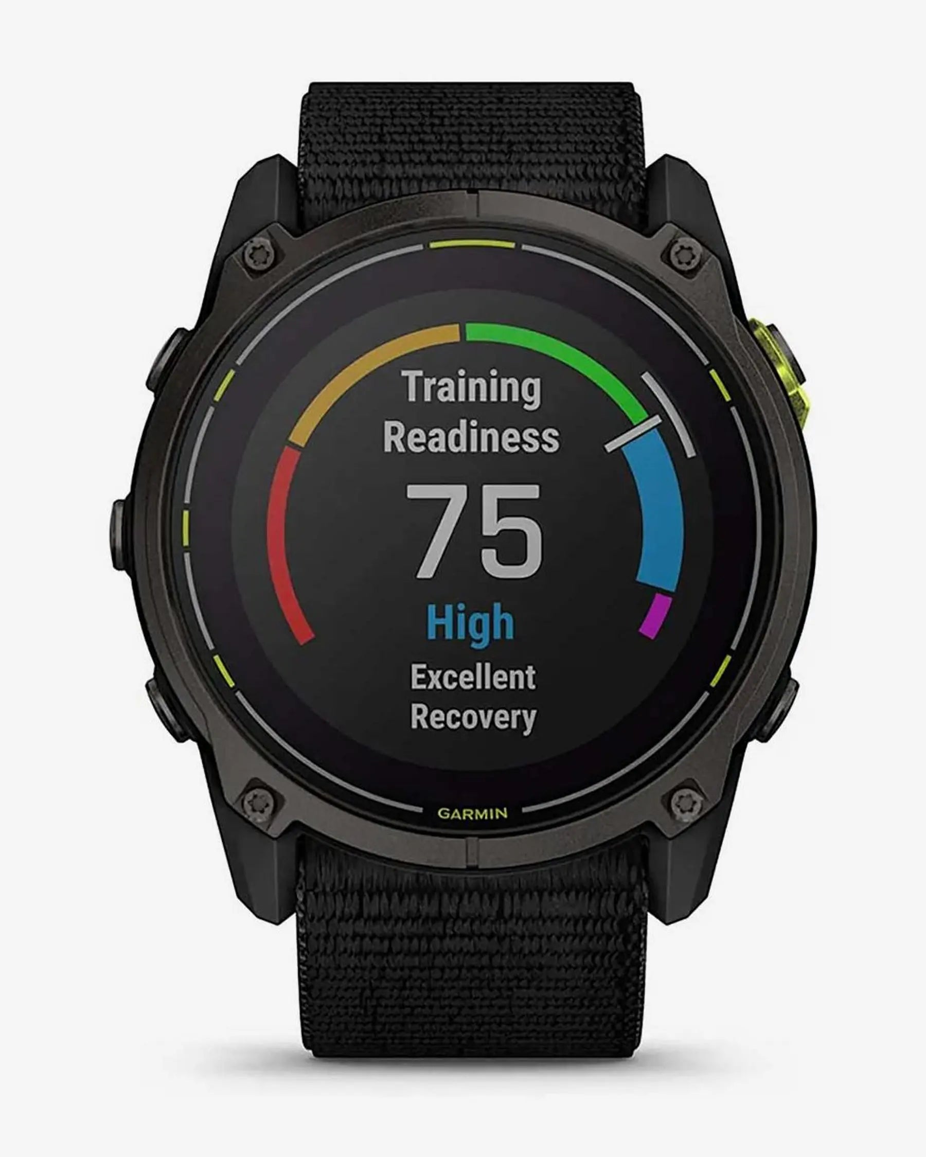 Garmin Enduro 3 smartwatch GPS 51 mm titanio gris carbón, zafiro solar, correa nailon negro, Bluetooth Wi‑Fi ANT+