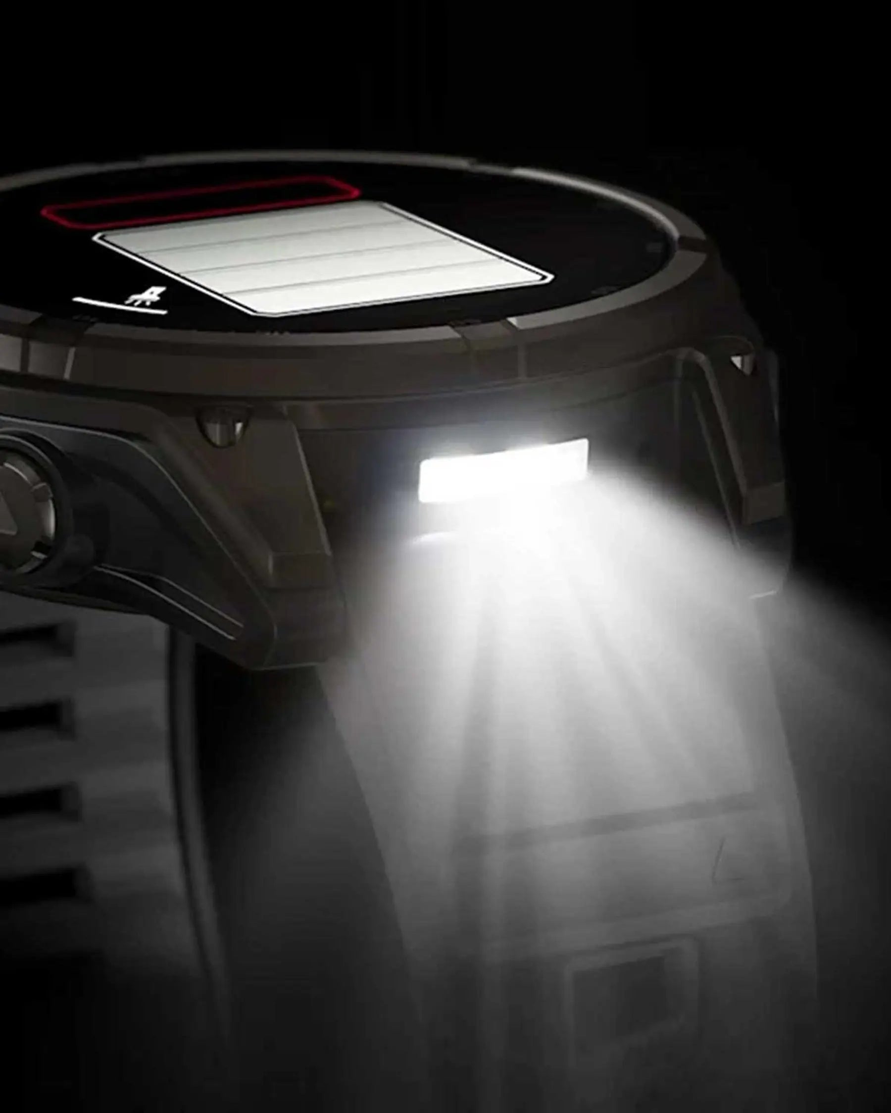 Garmin fēnix 8 Zafiro Solar smartwatch GPS 47 mm titanio gris carbón, correa negra, Bluetooth ANT+ Wi‑Fi
