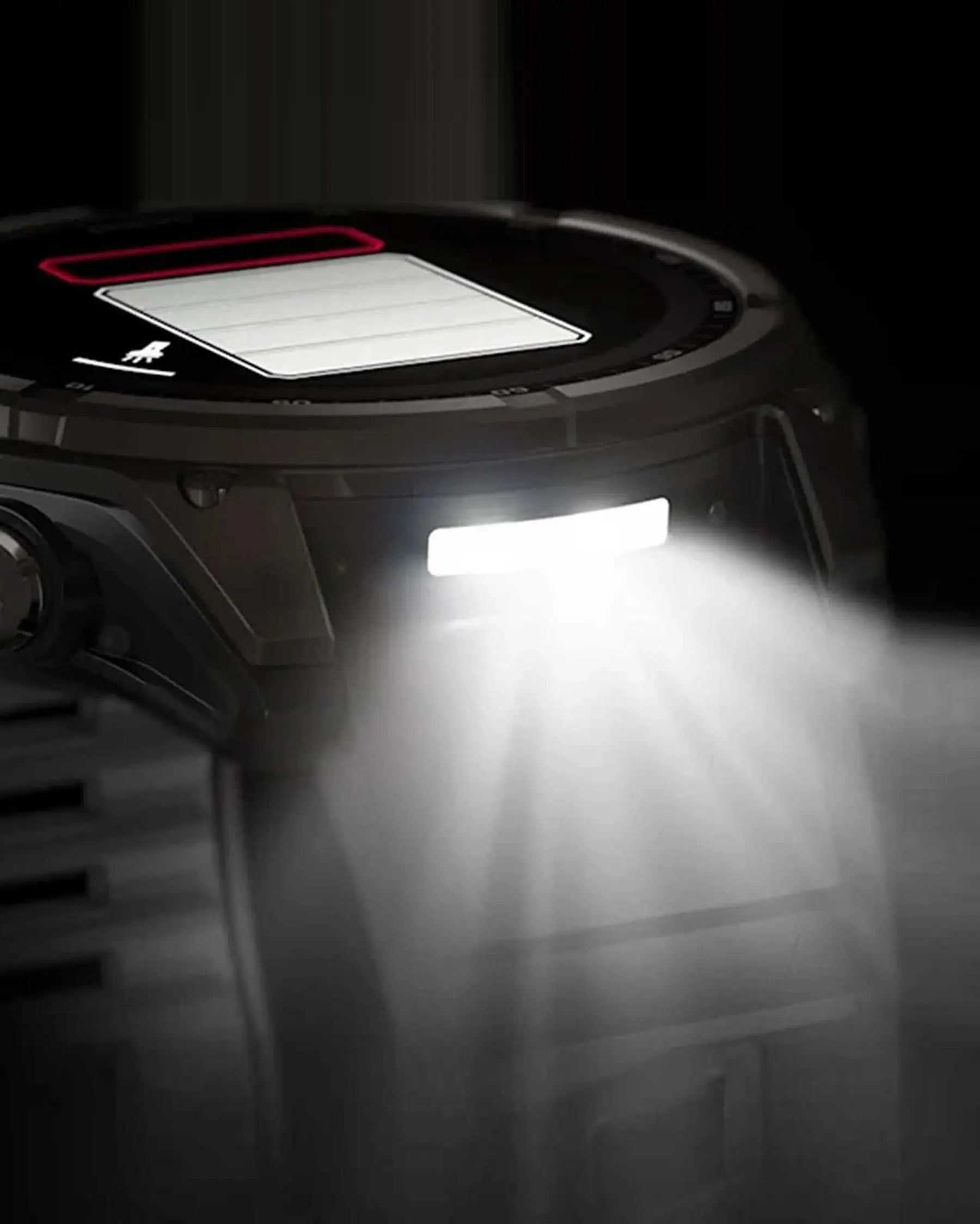 Garmin fēnix 8 Zafiro Solar smartwatch GPS 51 mm titanio gris carbón, correa silicona negra, Bluetooth ANT+ Wi‑Fi