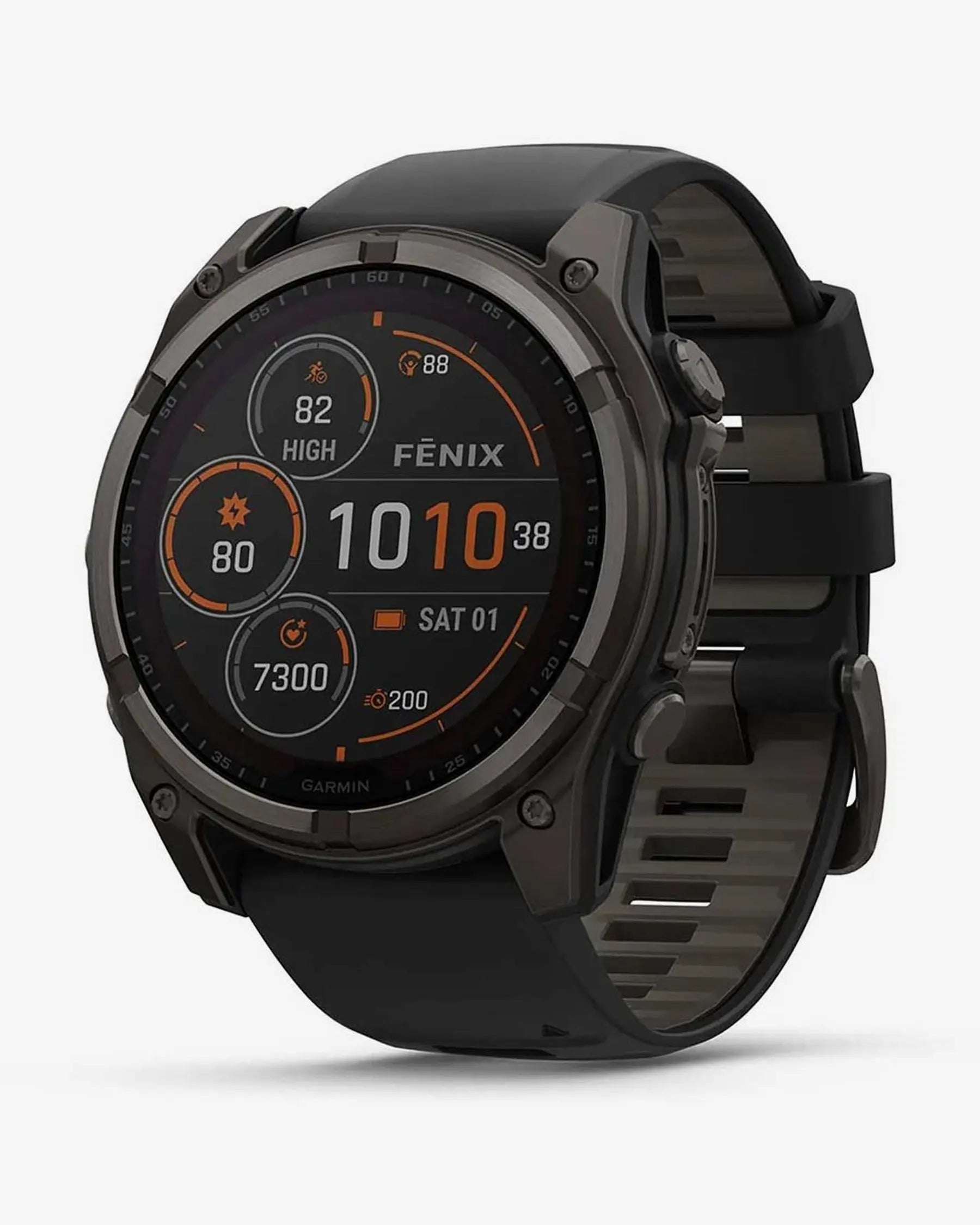 Garmin fēnix 8 Zafiro Solar smartwatch 51 mm titanio, pantalla 1,4", GPS multibanda, Bluetooth, Wi‑Fi, ANT+