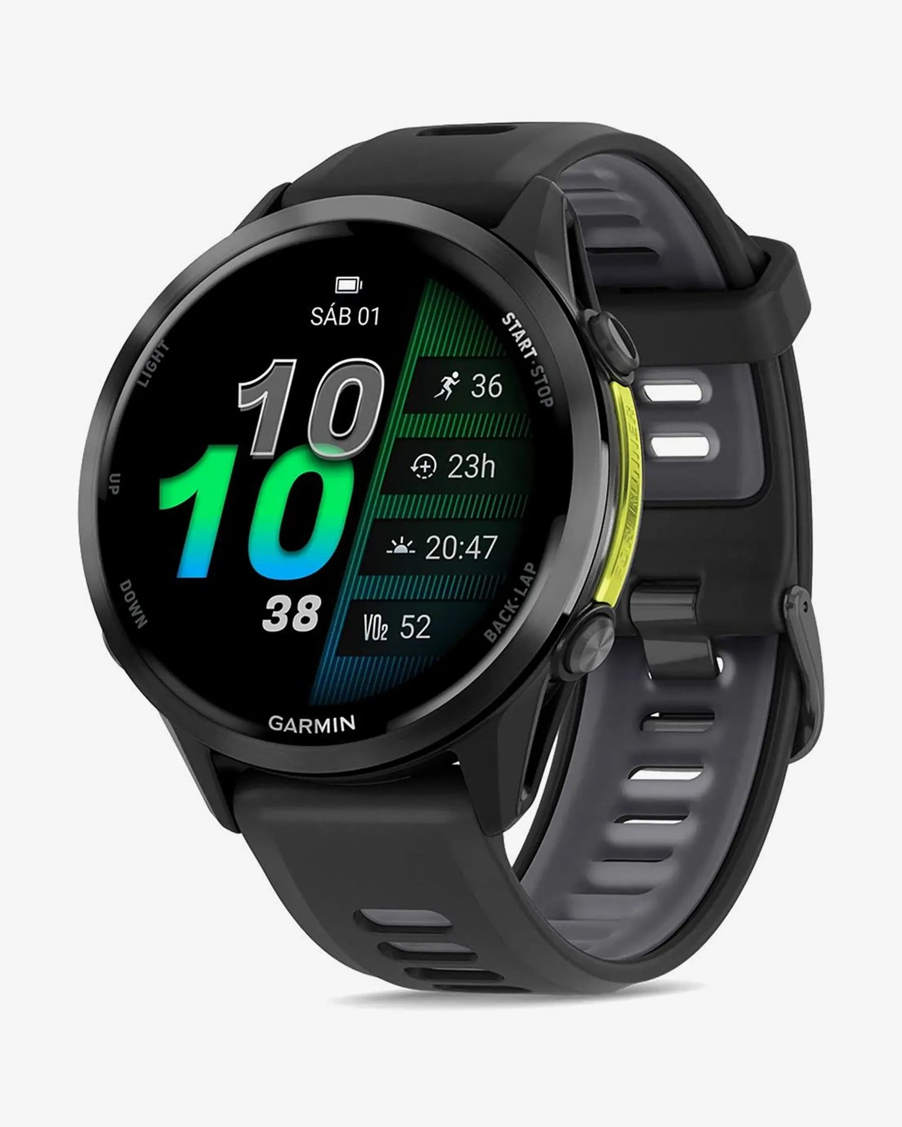 Garmin Forerunner 970 smartwatch running negro 47 mm AMOLED zafiro titanio GPS multibanda Bluetooth Wi‑Fi