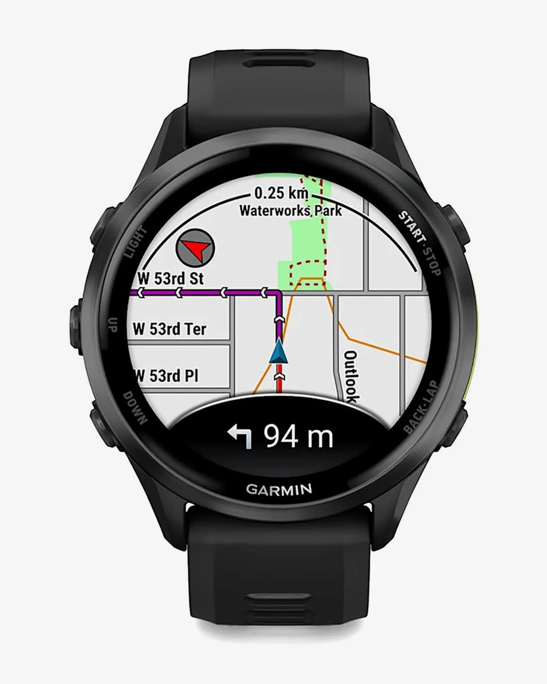 Garmin Forerunner 970 smartwatch running negro 47 mm AMOLED zafiro titanio GPS multibanda Bluetooth Wi‑Fi
