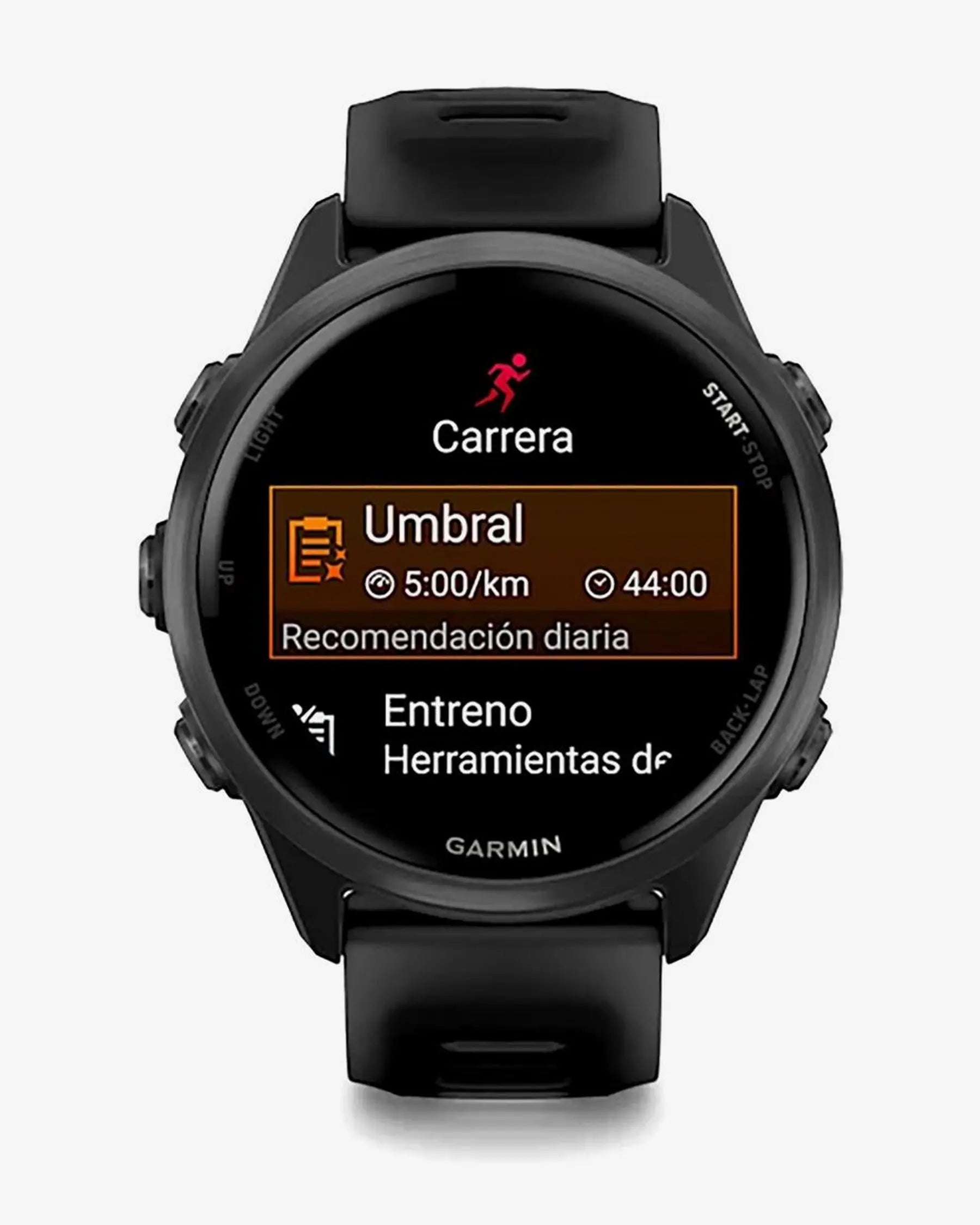 Garmin Forerunner 570 smartwatch GPS 42 mm gris oscuro con correa negra de silicona, Bluetooth Wi‑Fi ANT+
