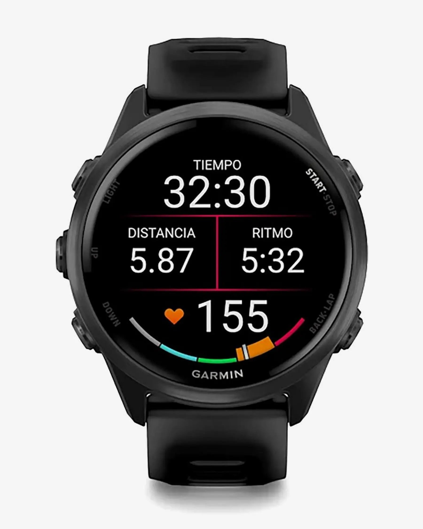 Garmin Forerunner 570 smartwatch GPS 42 mm gris oscuro con correa negra de silicona, Bluetooth Wi‑Fi ANT+