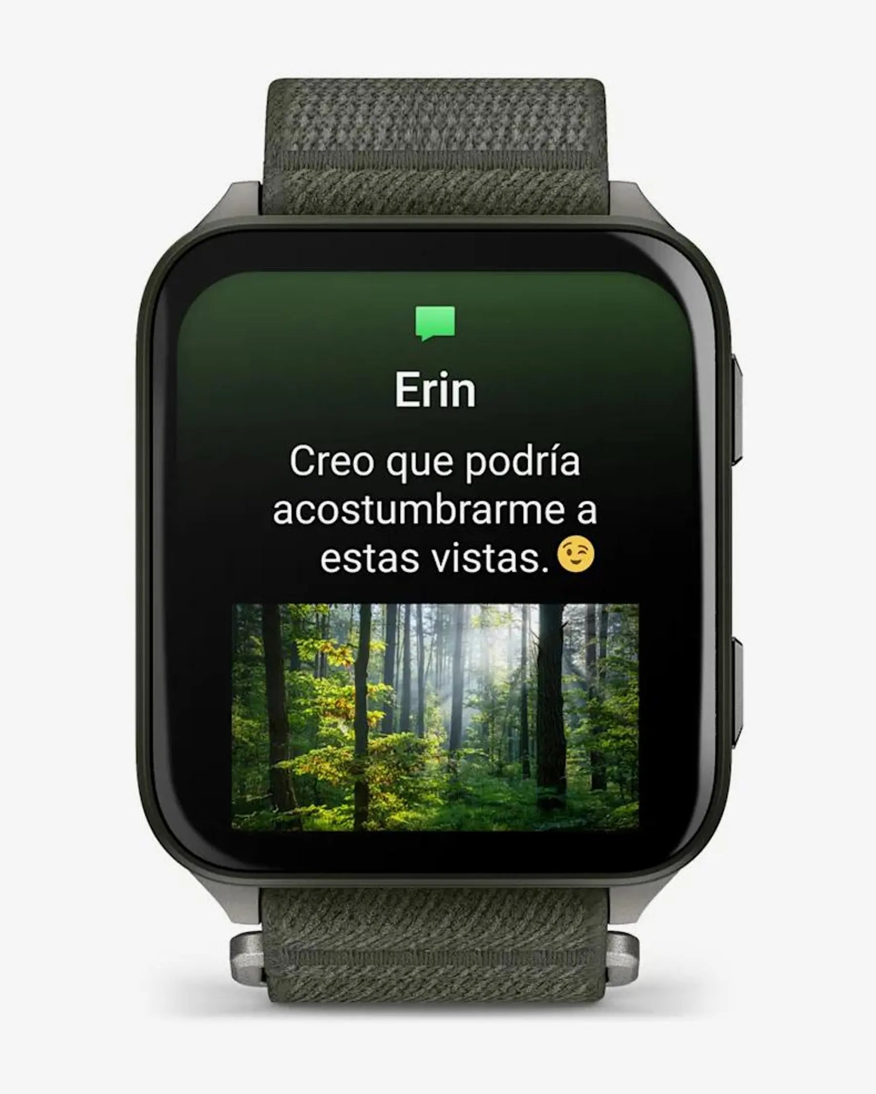 Garmin Venu X1 smartwatch 2" AMOLED verde titanio zafiro nailon Bluetooth Wi‑Fi ANT+
