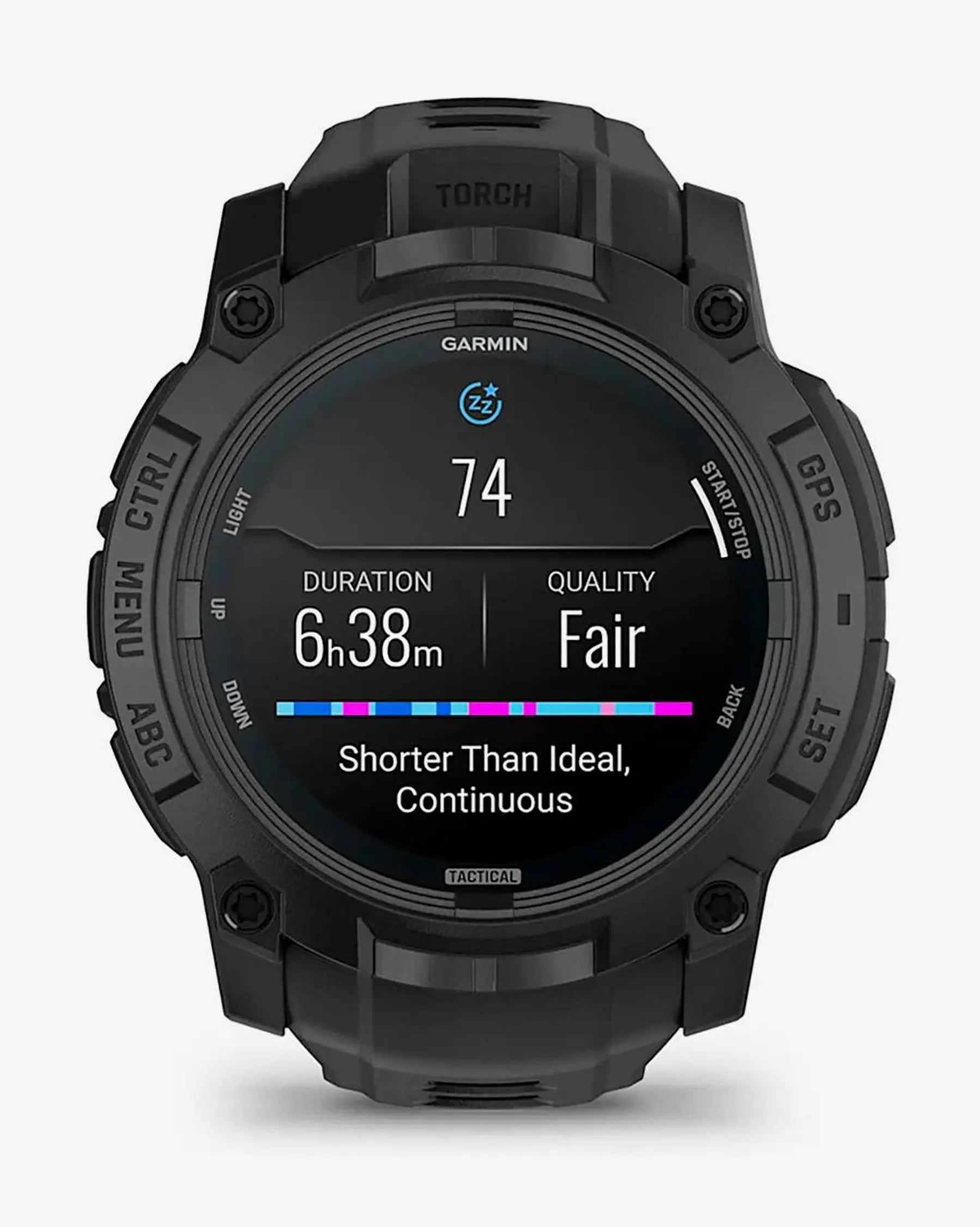 Garmin Instinct 3 AMOLED 50 mm Tactical Edition smartwatch negro silicona GPS multibanda SatIQ Bluetooth ANT+
