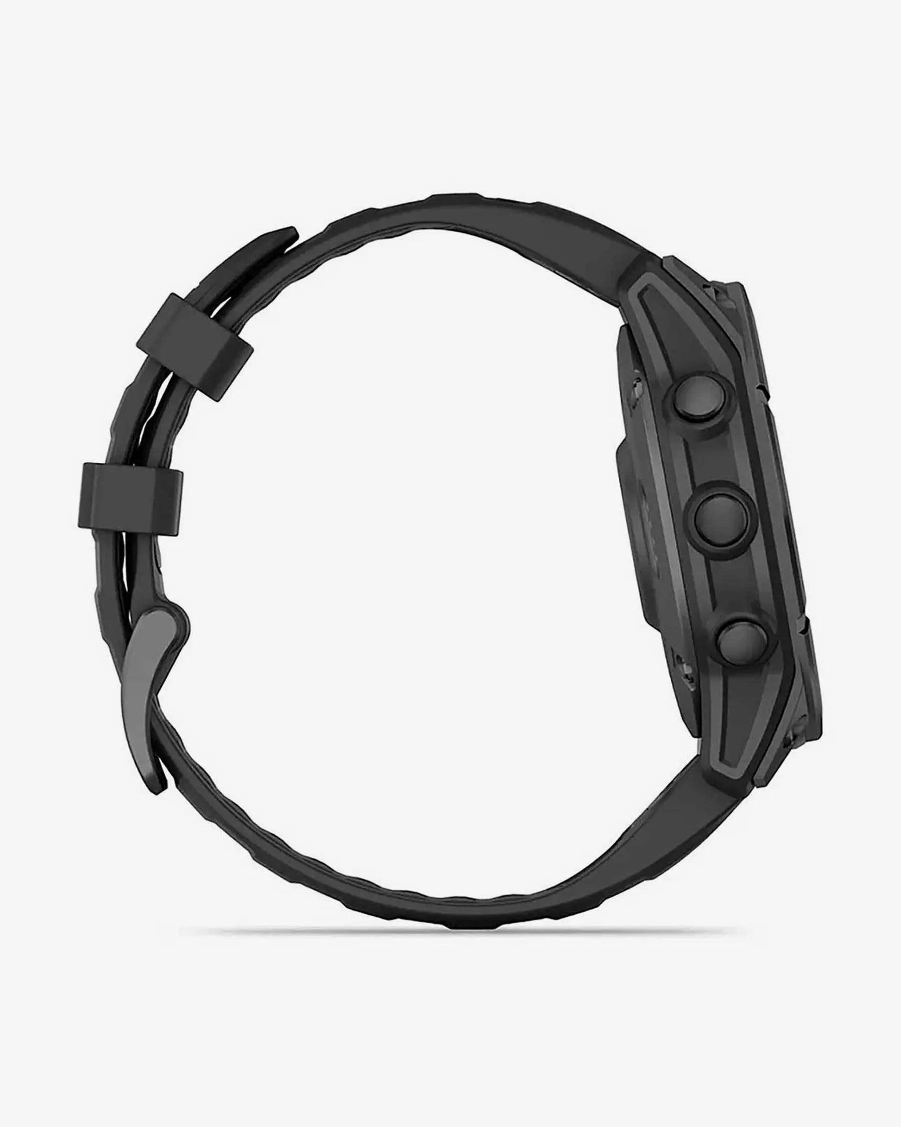 Garmin fēnix E smartwatch GPS 47 mm gris pizarra acero inoxidable correa silicona negra Wi‑Fi Bluetooth