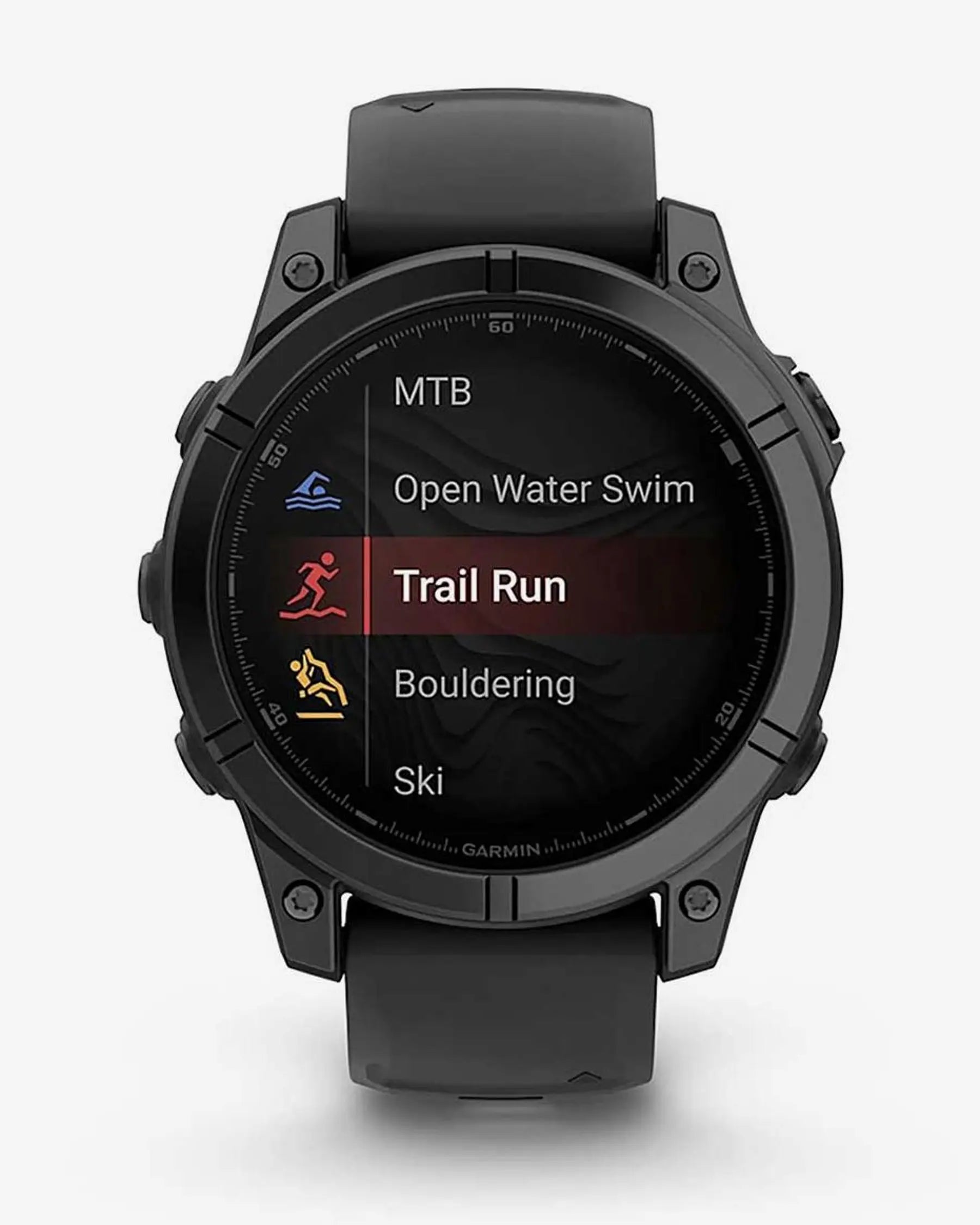 Garmin fēnix E smartwatch GPS 47 mm gris pizarra acero inoxidable correa silicona negra Wi‑Fi Bluetooth