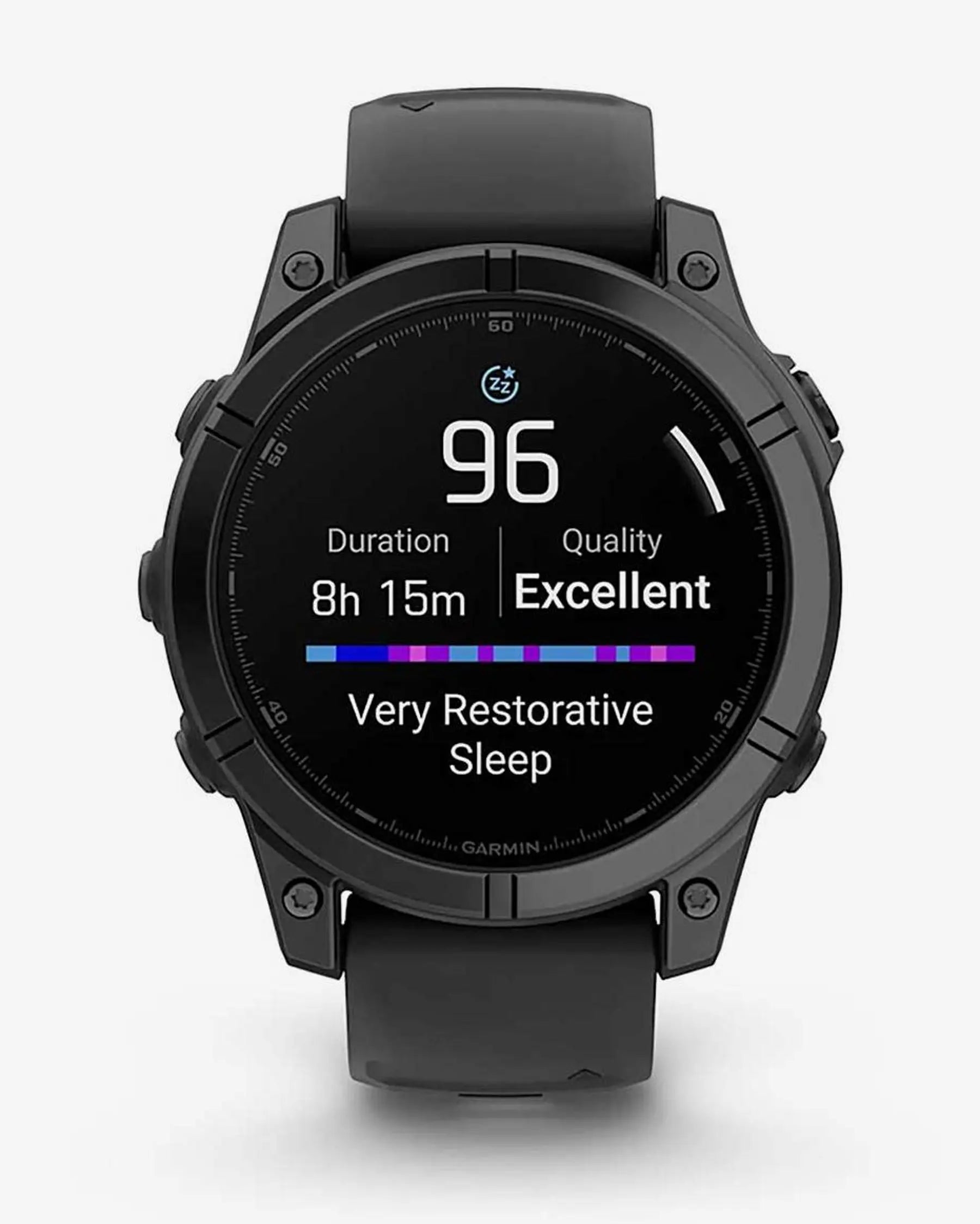 Garmin fēnix E smartwatch GPS 47 mm gris pizarra acero inoxidable correa silicona negra Wi‑Fi Bluetooth
