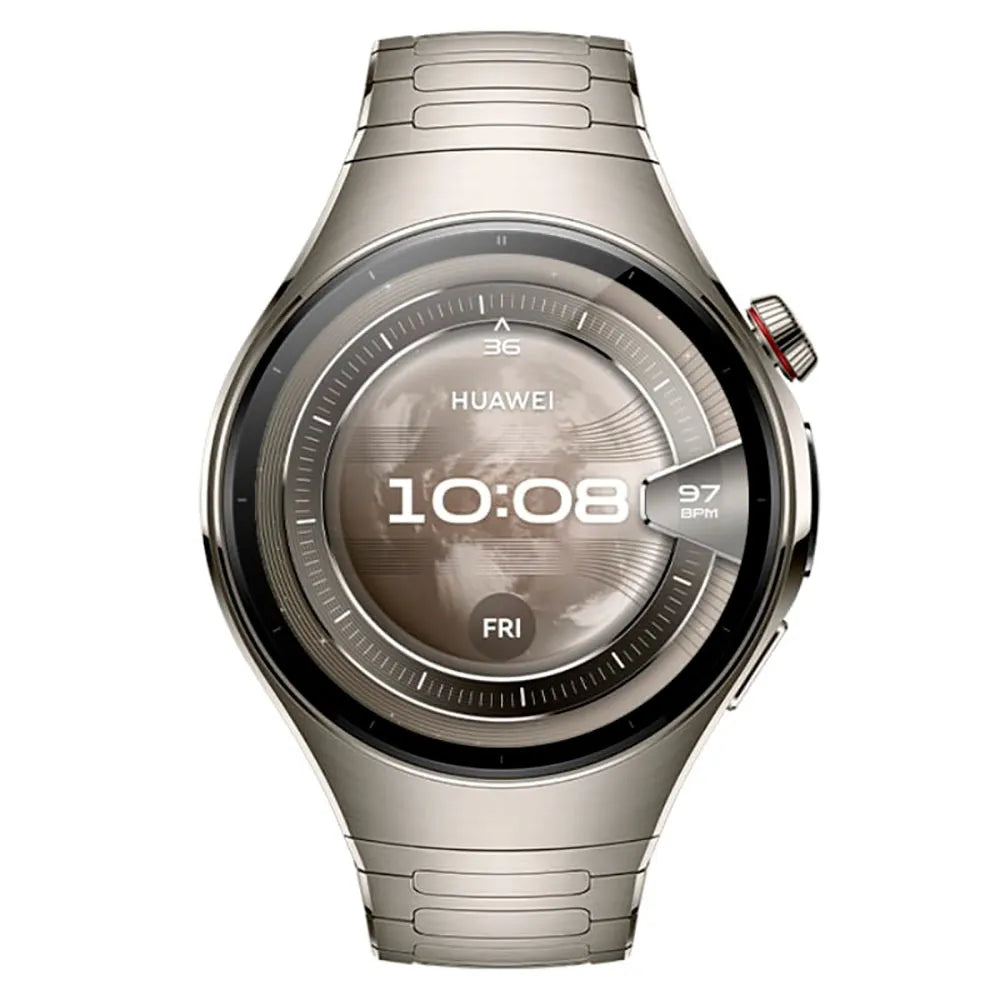 Huawei Watch 5 Smartwatch 46 mm plata titanio, AMOLED 1.5", GPS, Wi‑Fi 6, eSIM, 5 ATM